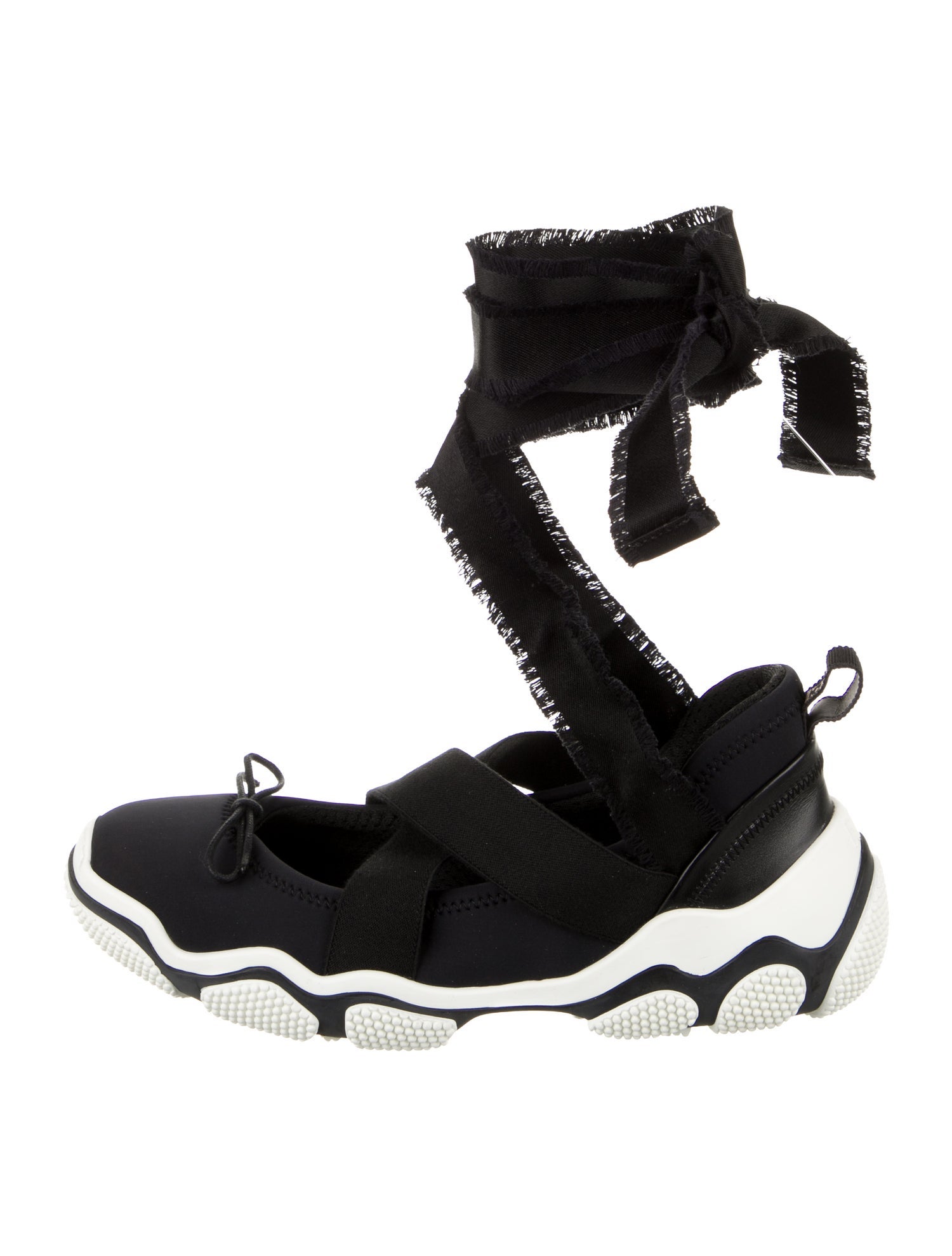 Red Valentino Bow Accents Wedge Sneakers w/ Tags