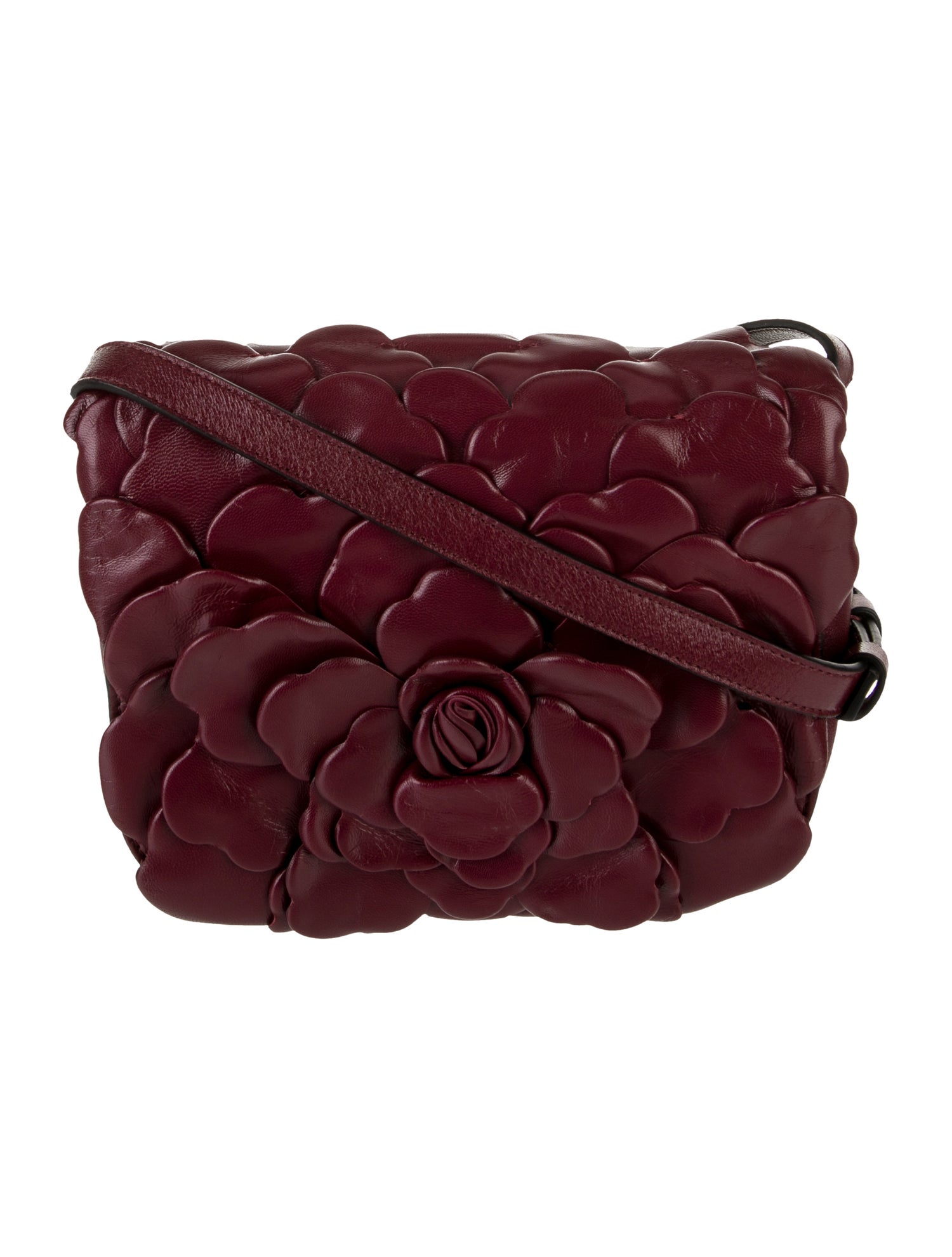 Valentino Leather Messenger Bag