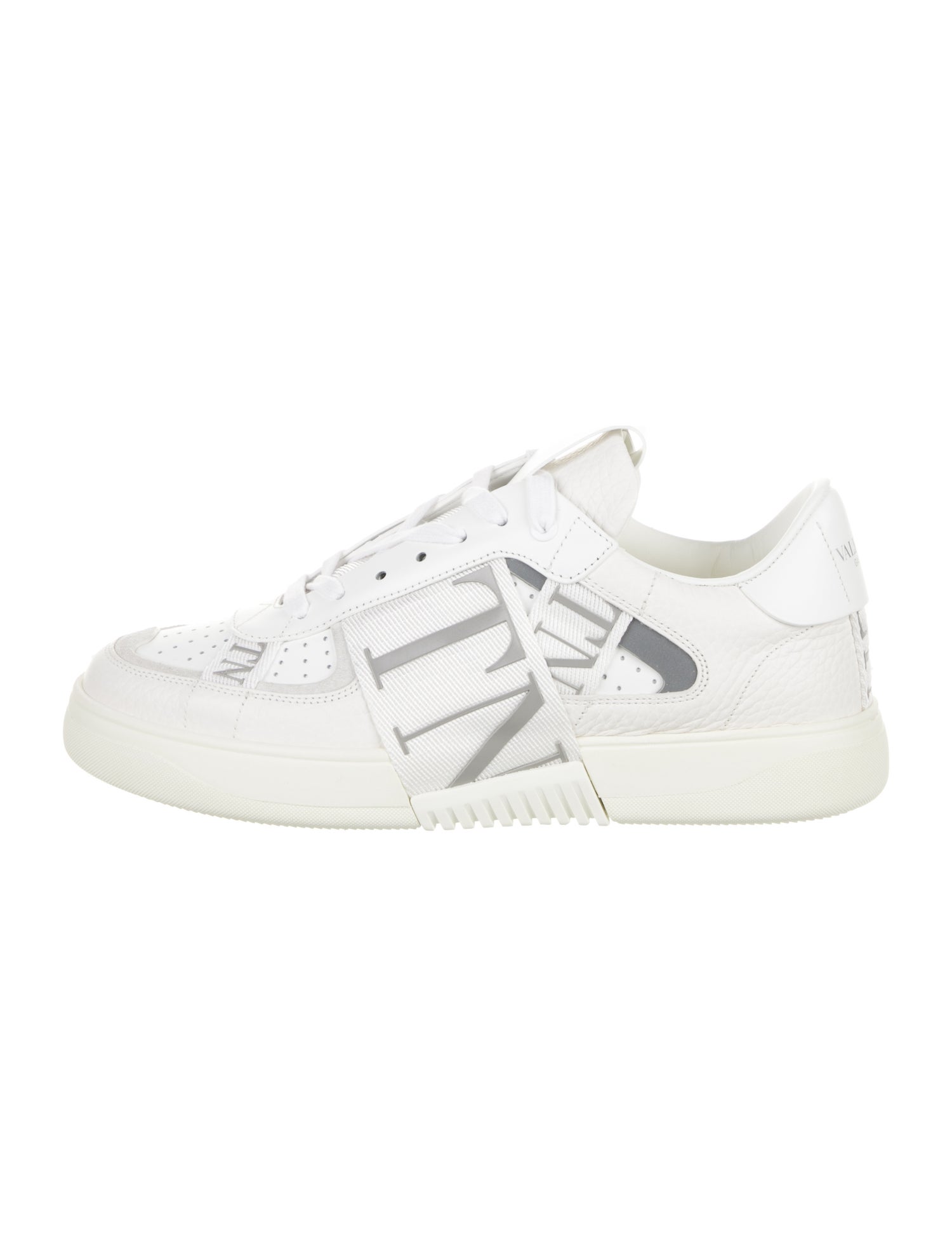 Valentino Patent Leather Printed Sneakers