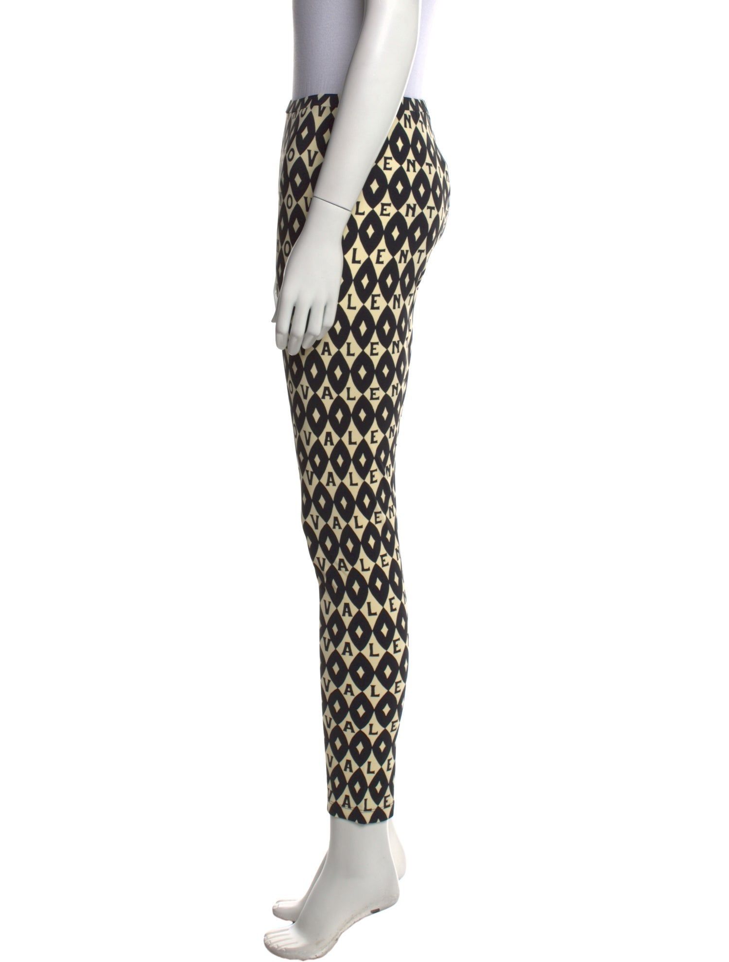 Valentino Printed Skinny Leg Pants