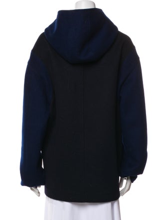 Valentino Wool Colorblock Pattern Denim Jacket