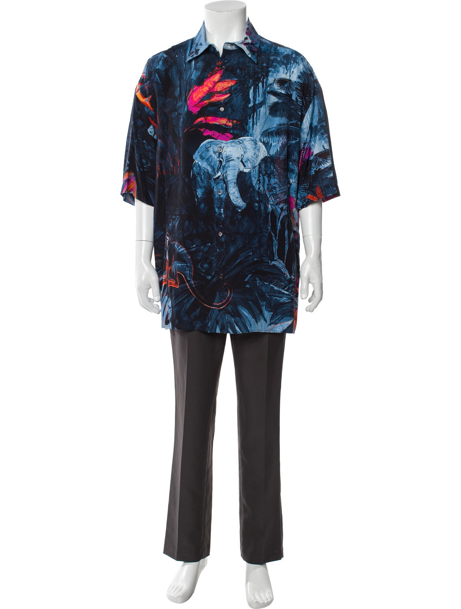 Valentino Printed Short Sleeve Shirt w/ Tags