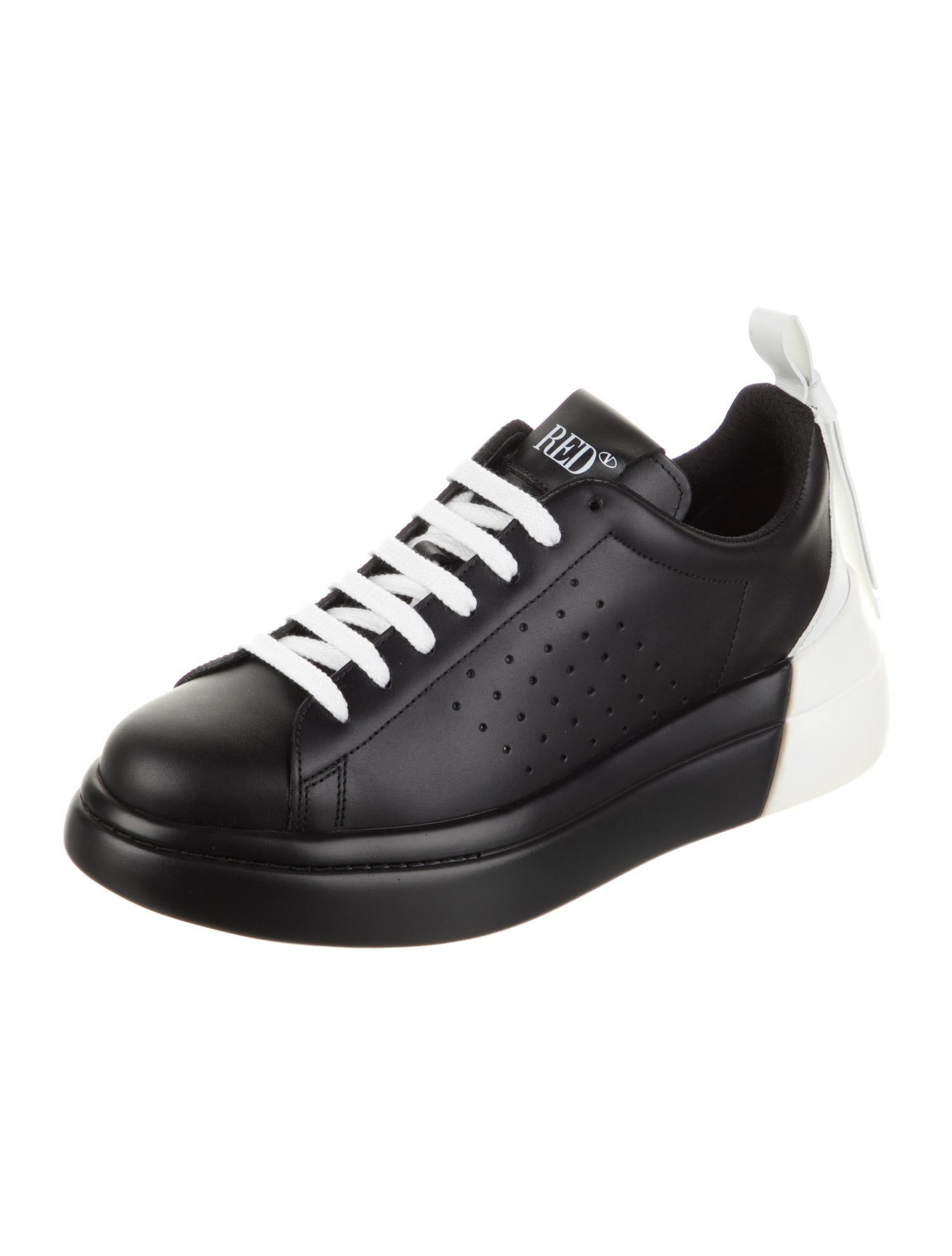 Red Valentino Leather Sneakers w/ Tags