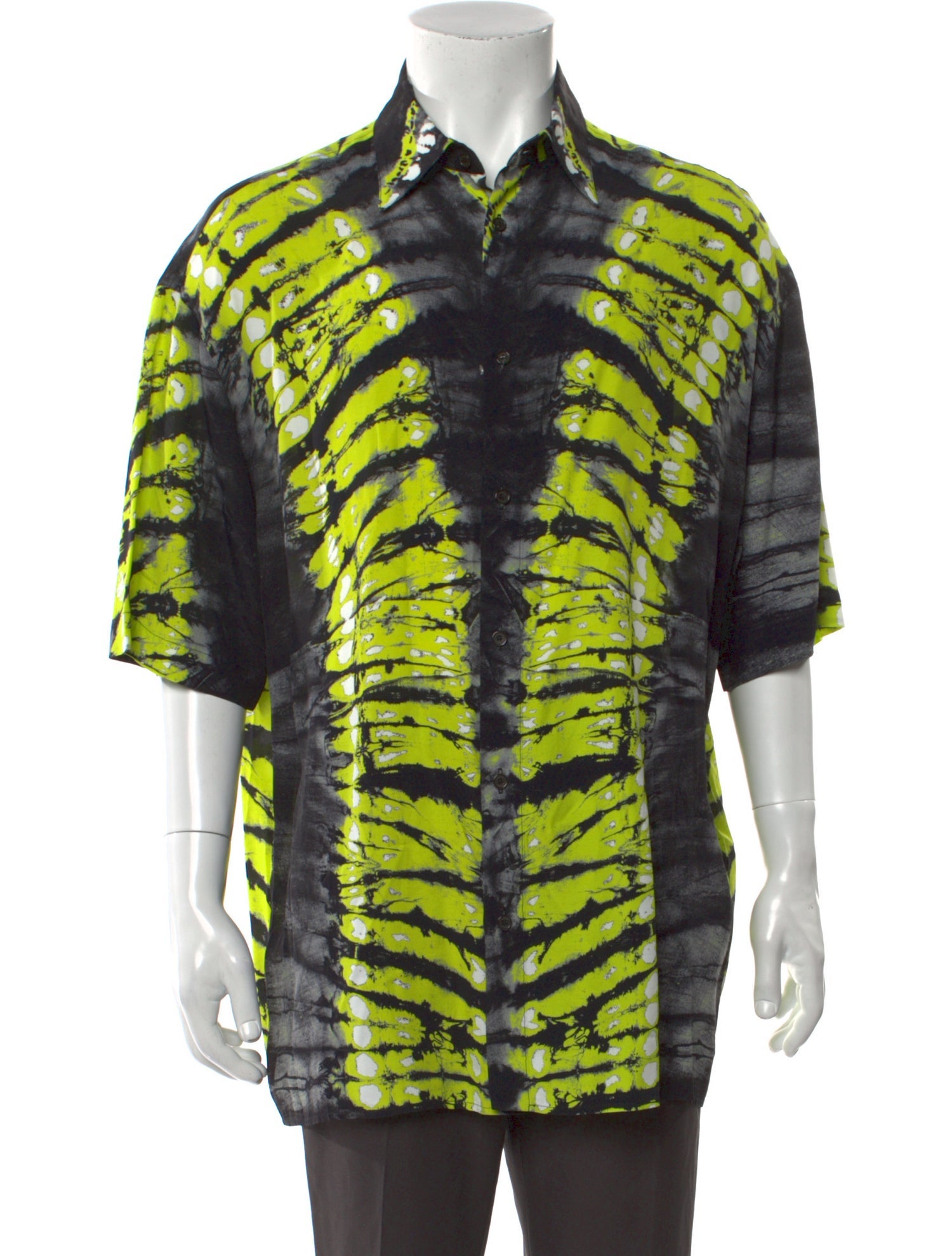 Valentino Tie-Dye Print Three-Quarter Sleeve Shirt w/ Tags