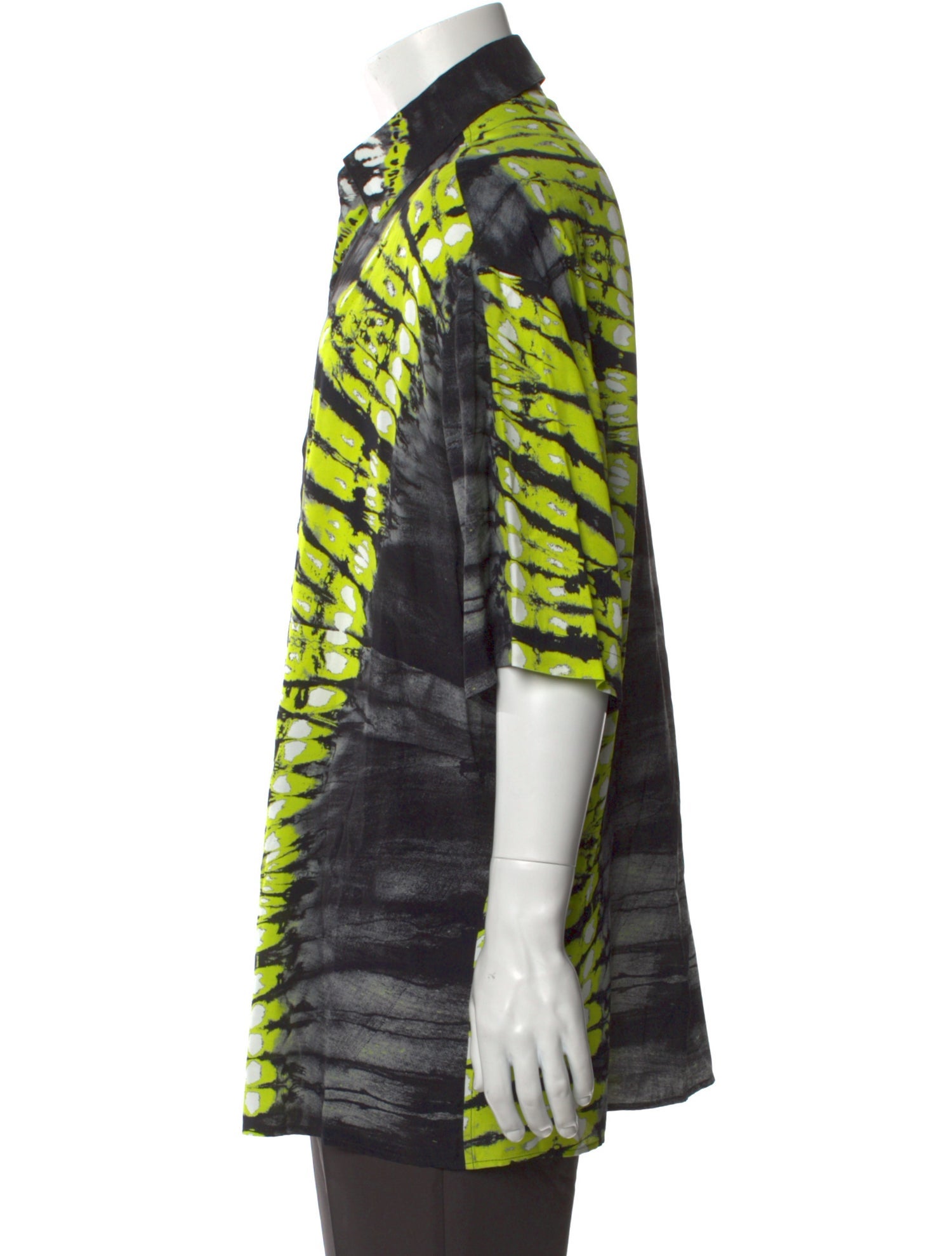 Valentino Tie-Dye Print Three-Quarter Sleeve Shirt w/ Tags