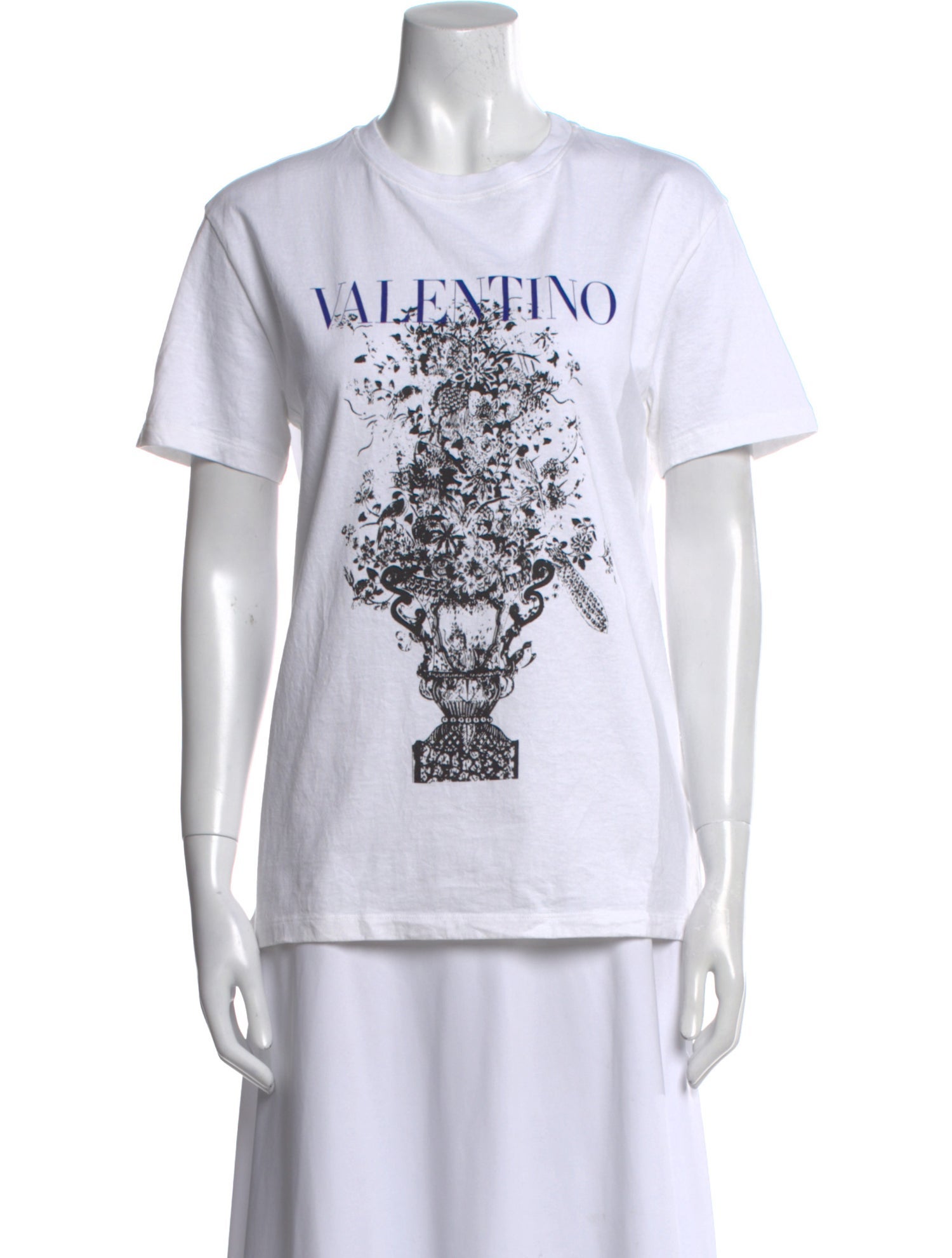 Valentino Graphic Print Crew Neck T-Shirt
