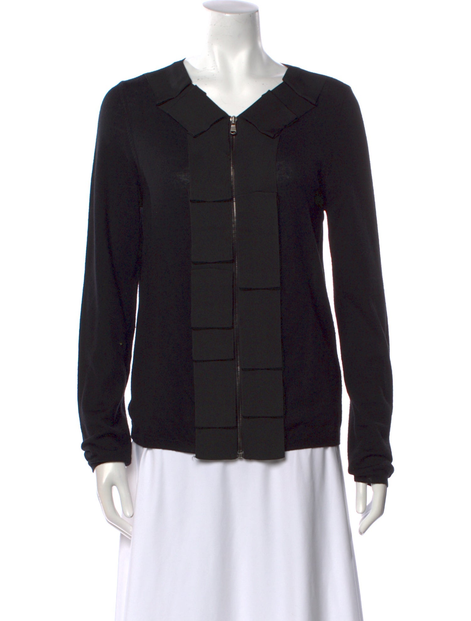 Red Valentino Merino Wool V-Neck Sweater