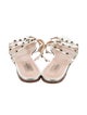 Valentino Rockstud Accents Leather Slides