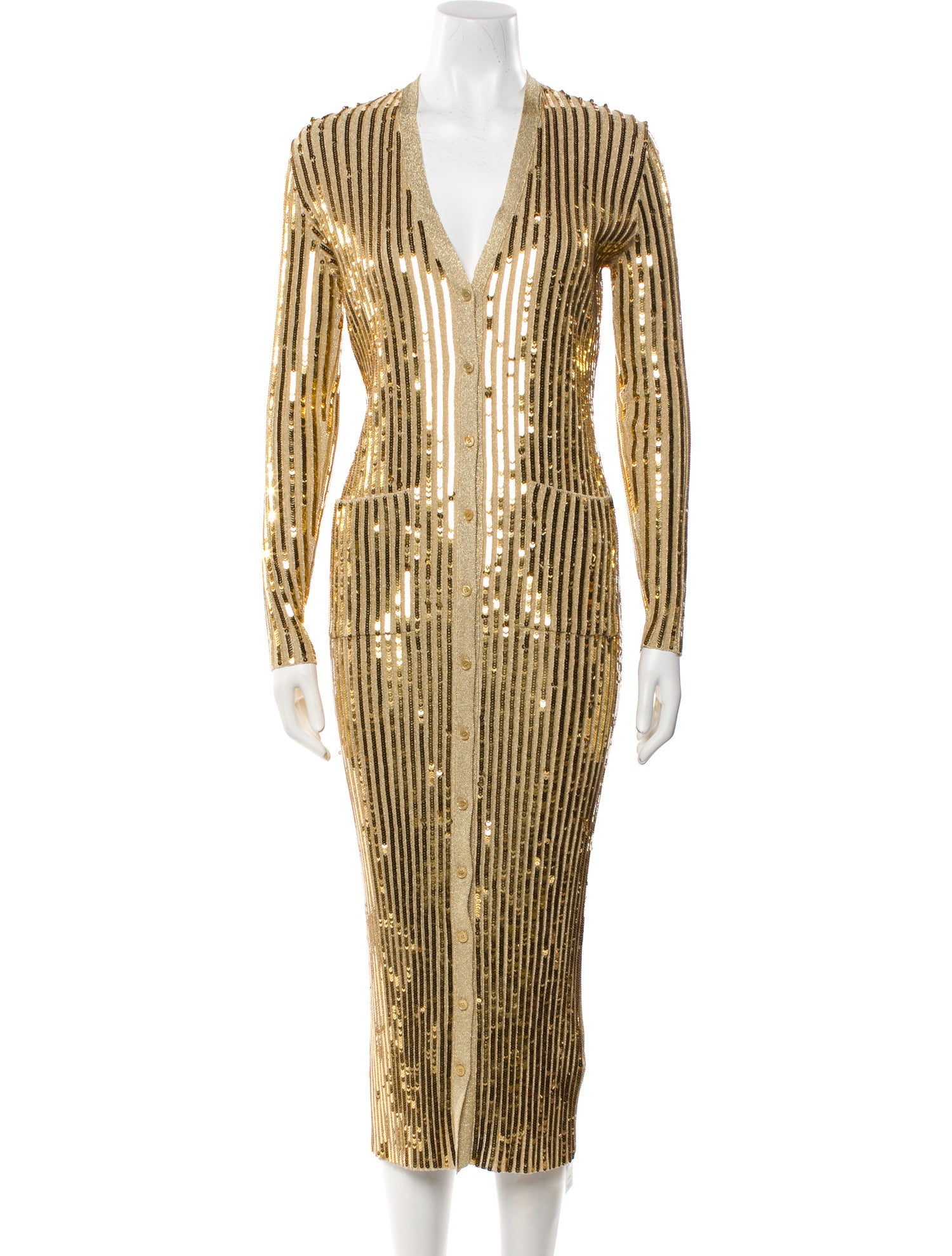 Valentino Sequin Long Dress w/ Tags