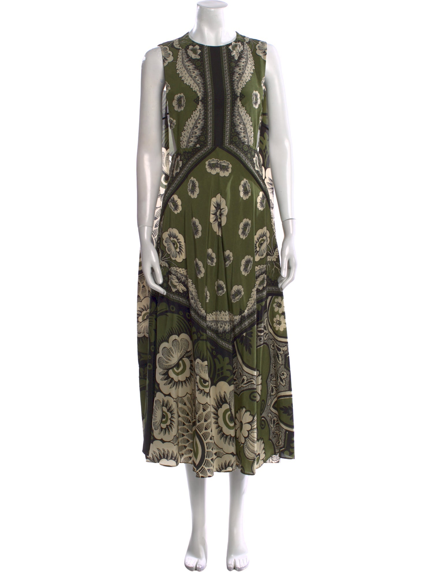 Valentino Silk Midi Length Dress