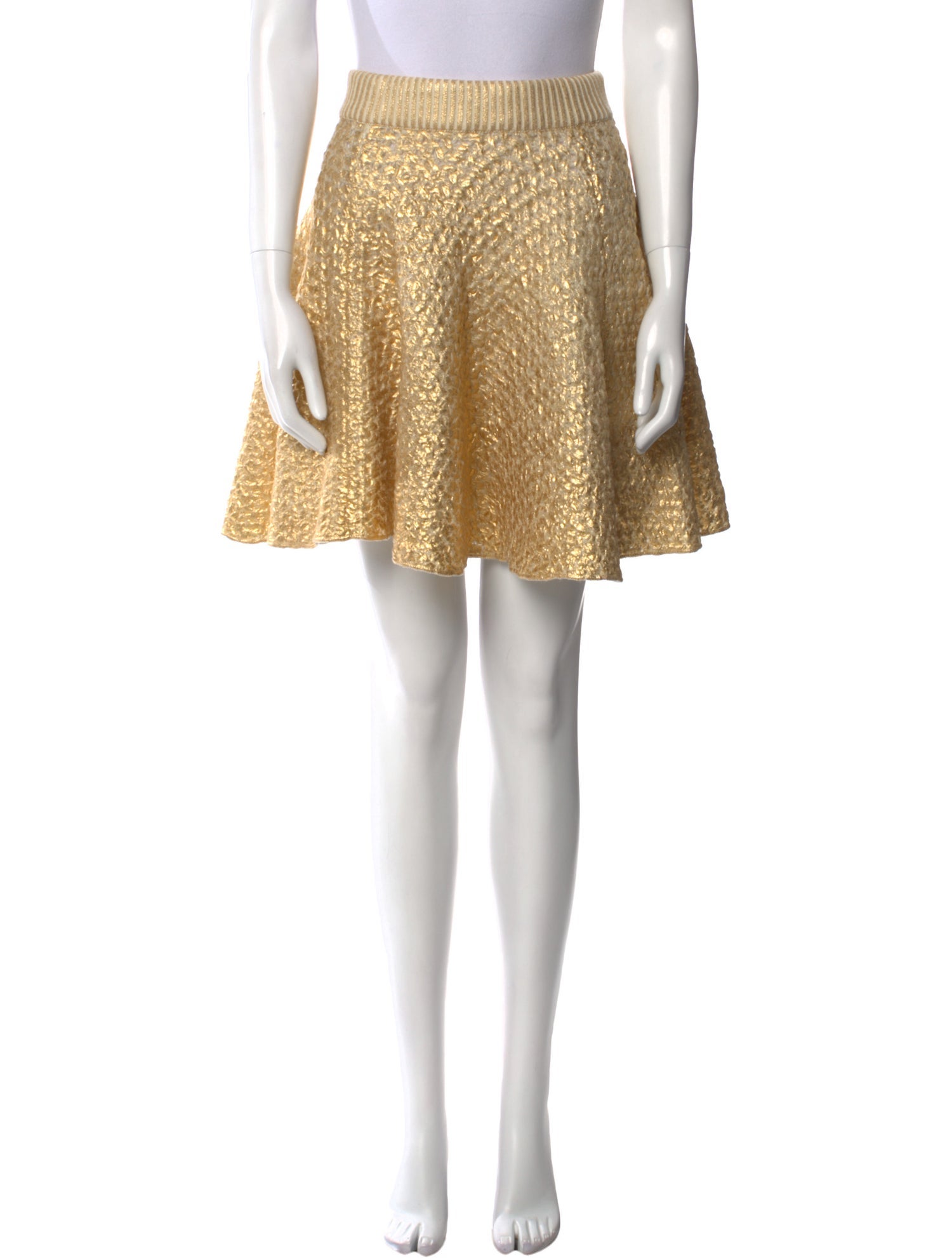 Valentino Virgin Wool Mini Skirt