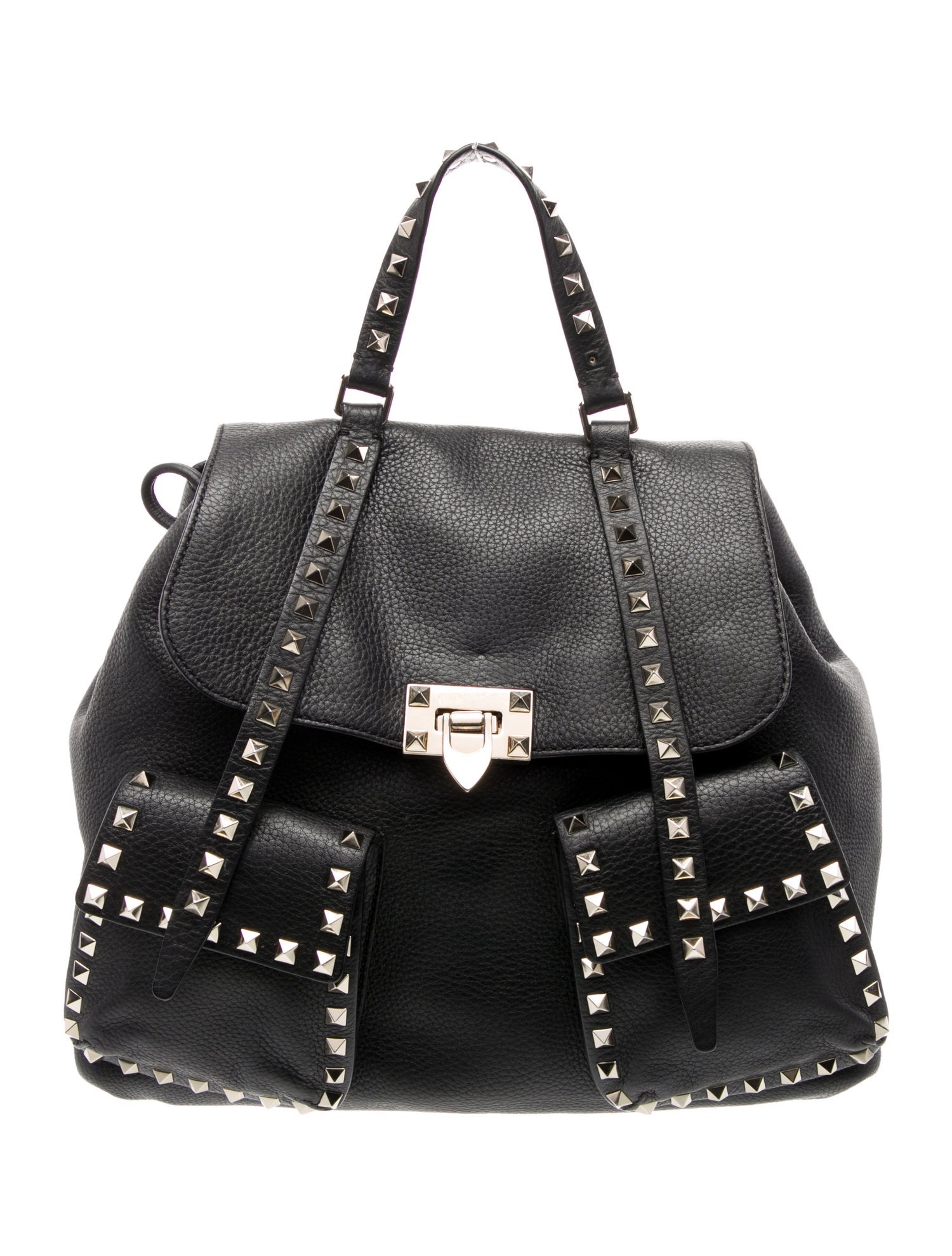 Valentino Rockstud Top Handle Bag