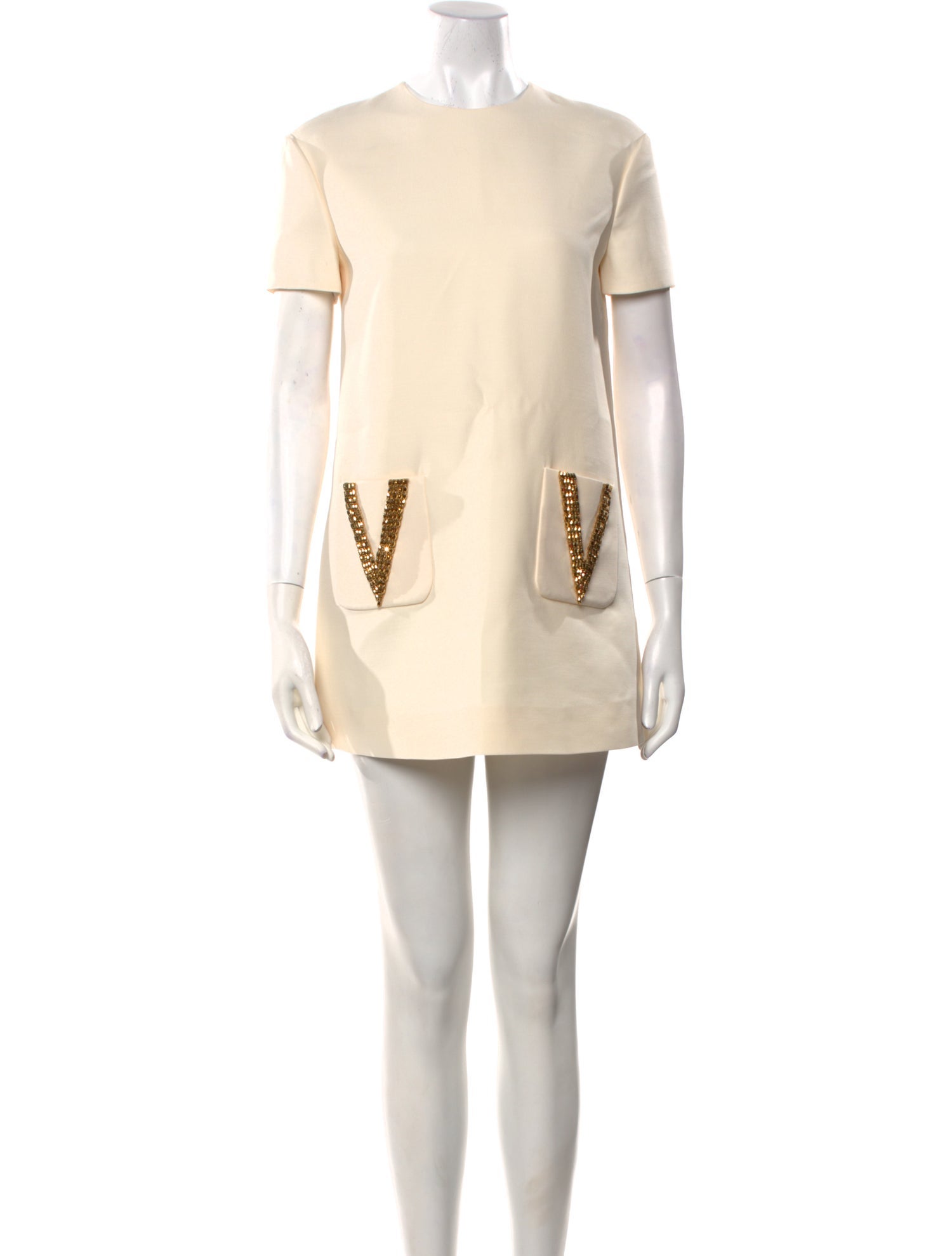 Valentino Virgin Wool Mini Dress w/ Tags