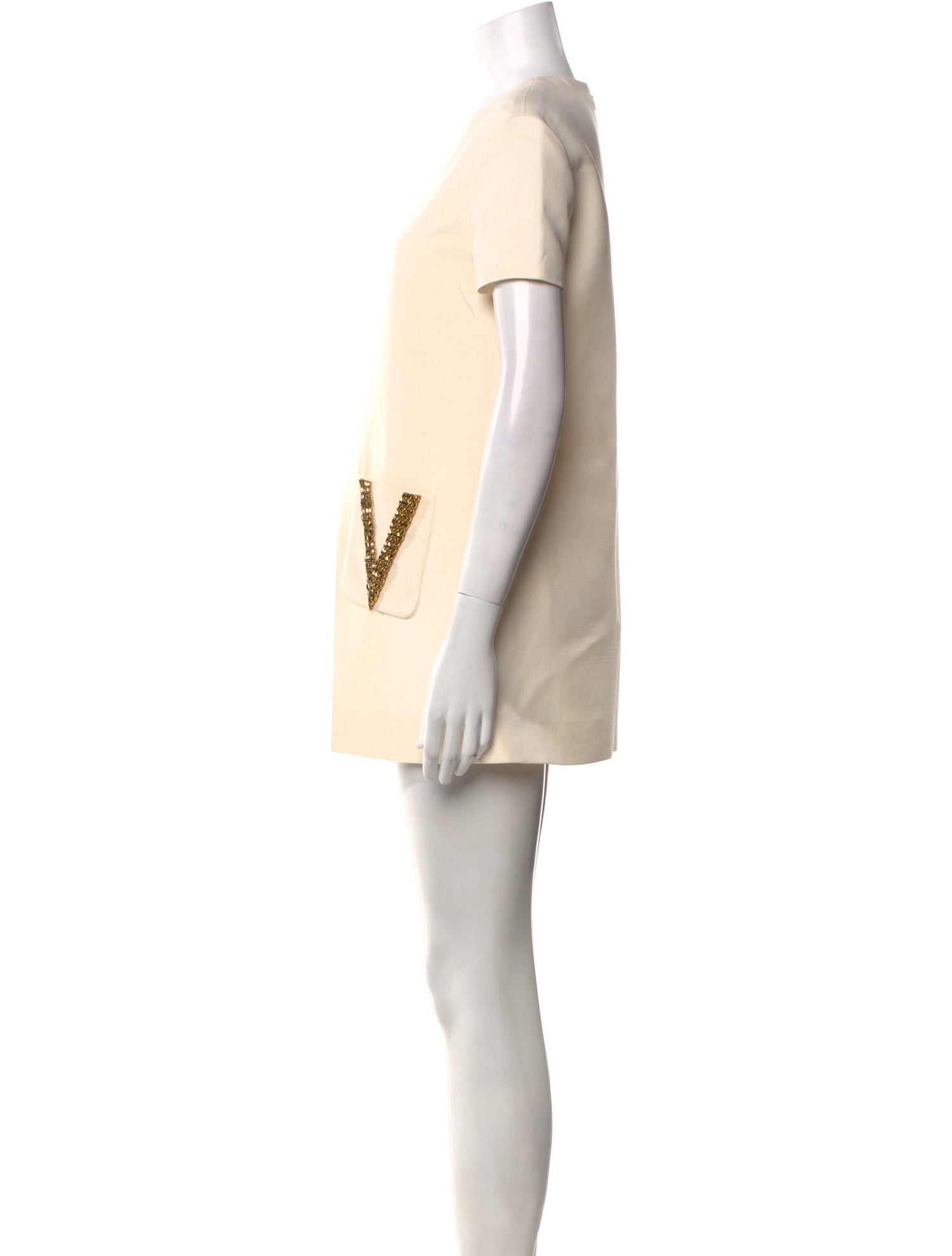 Valentino Virgin Wool Mini Dress w/ Tags