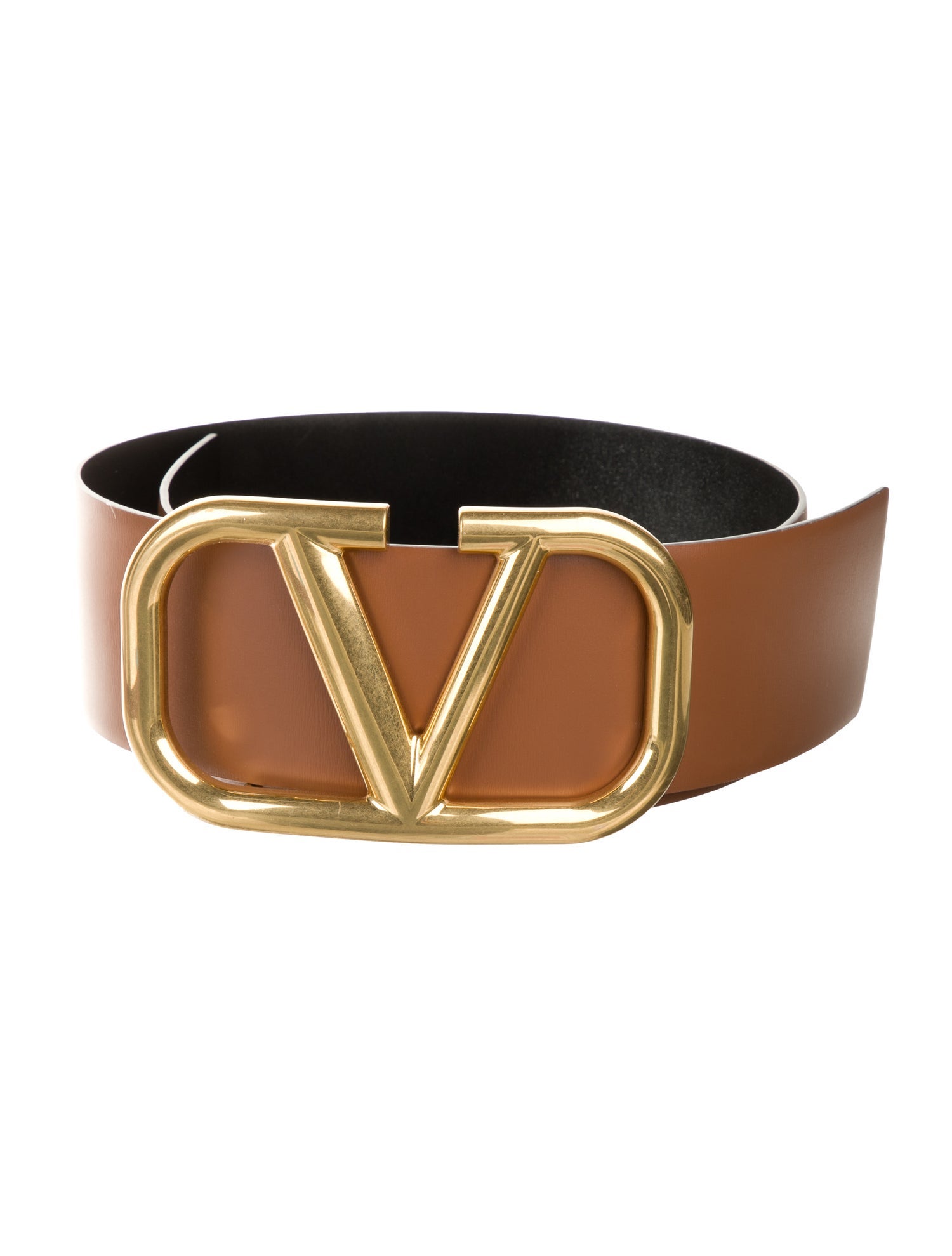 Valentino Wide Leather Waist Belt