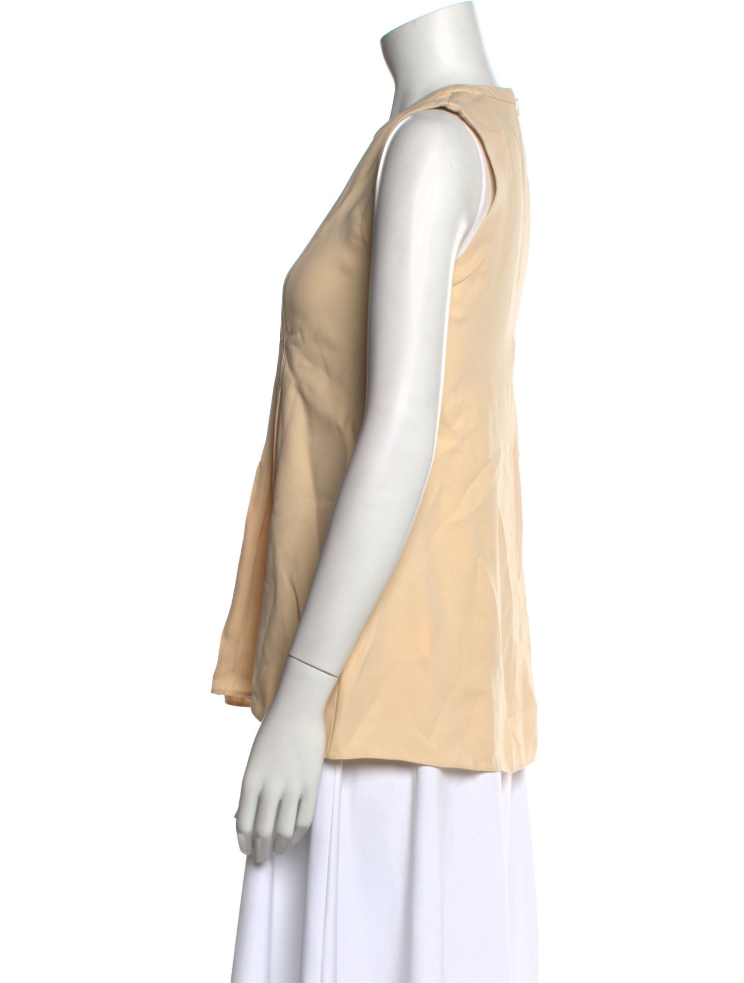 Valentino Silk Crew Neck Top