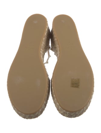 Valentino Rockstud Accents Leather Espadrilles