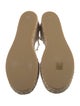 Valentino Rockstud Accents Leather Espadrilles