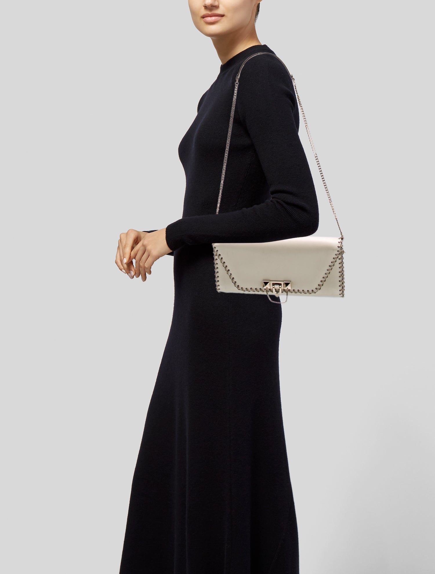 Valentino Leather Shoulder Bag