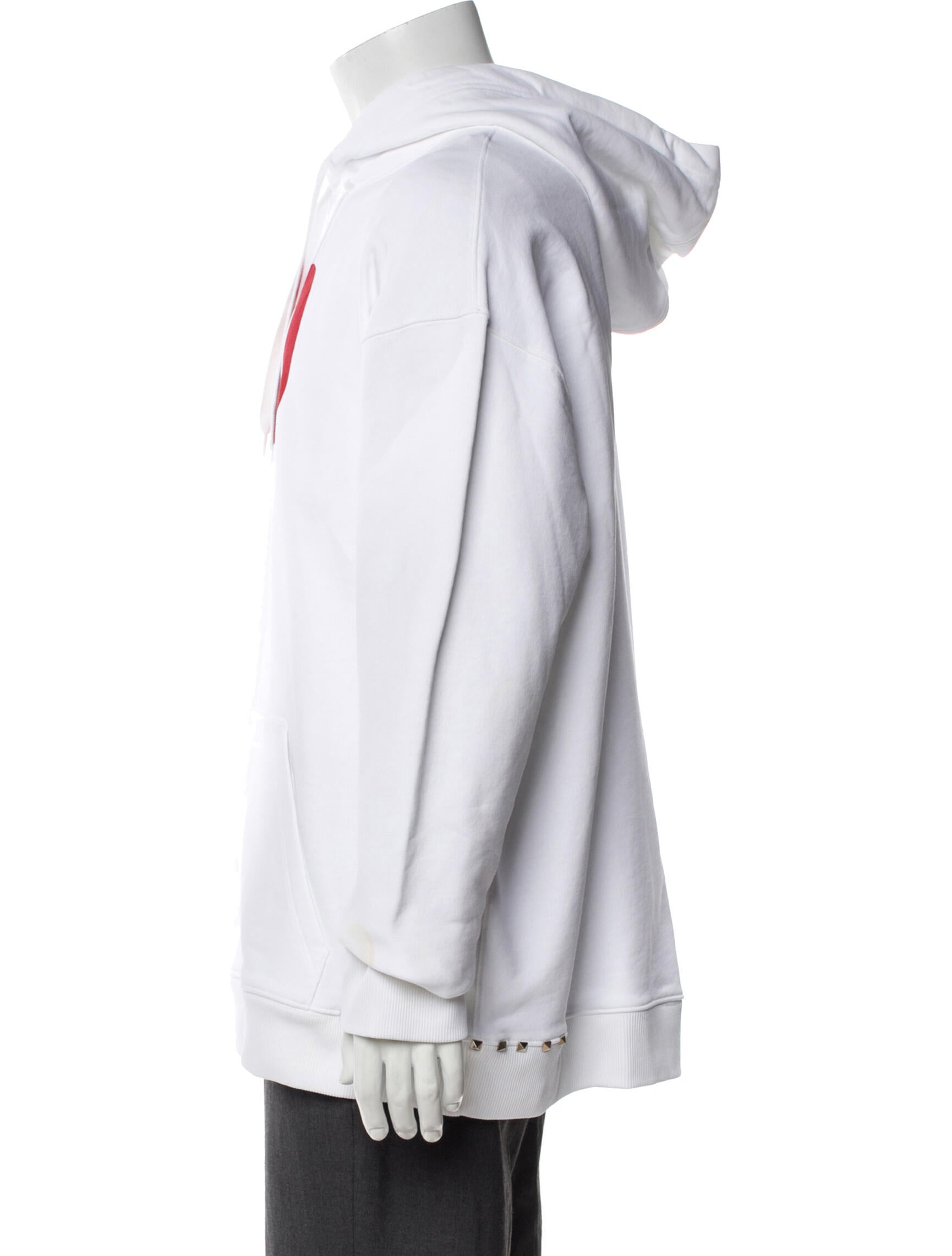 Valentino Graphic Print Crew Neck Hoodie