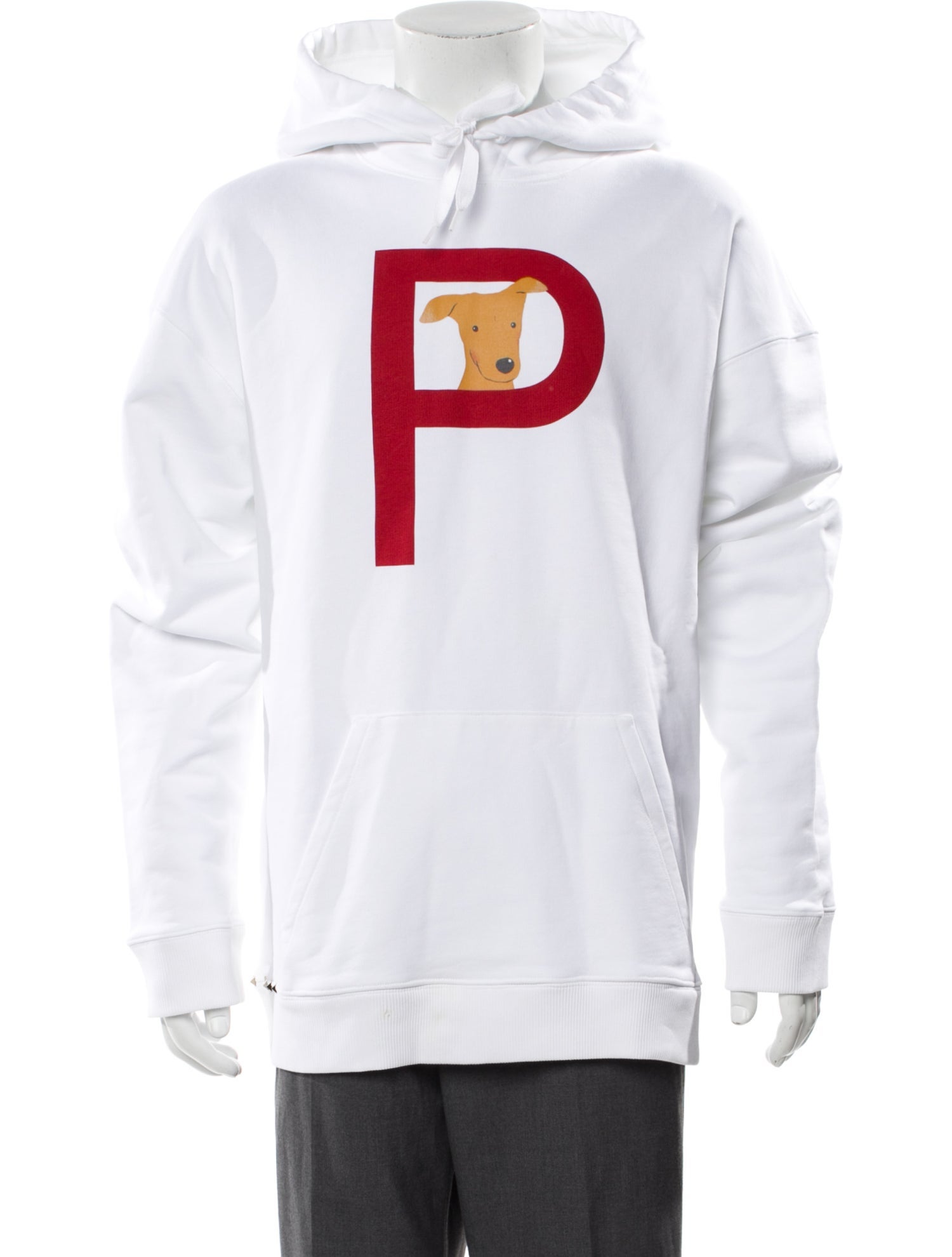 Valentino Graphic Print Mock Neck Hoodie