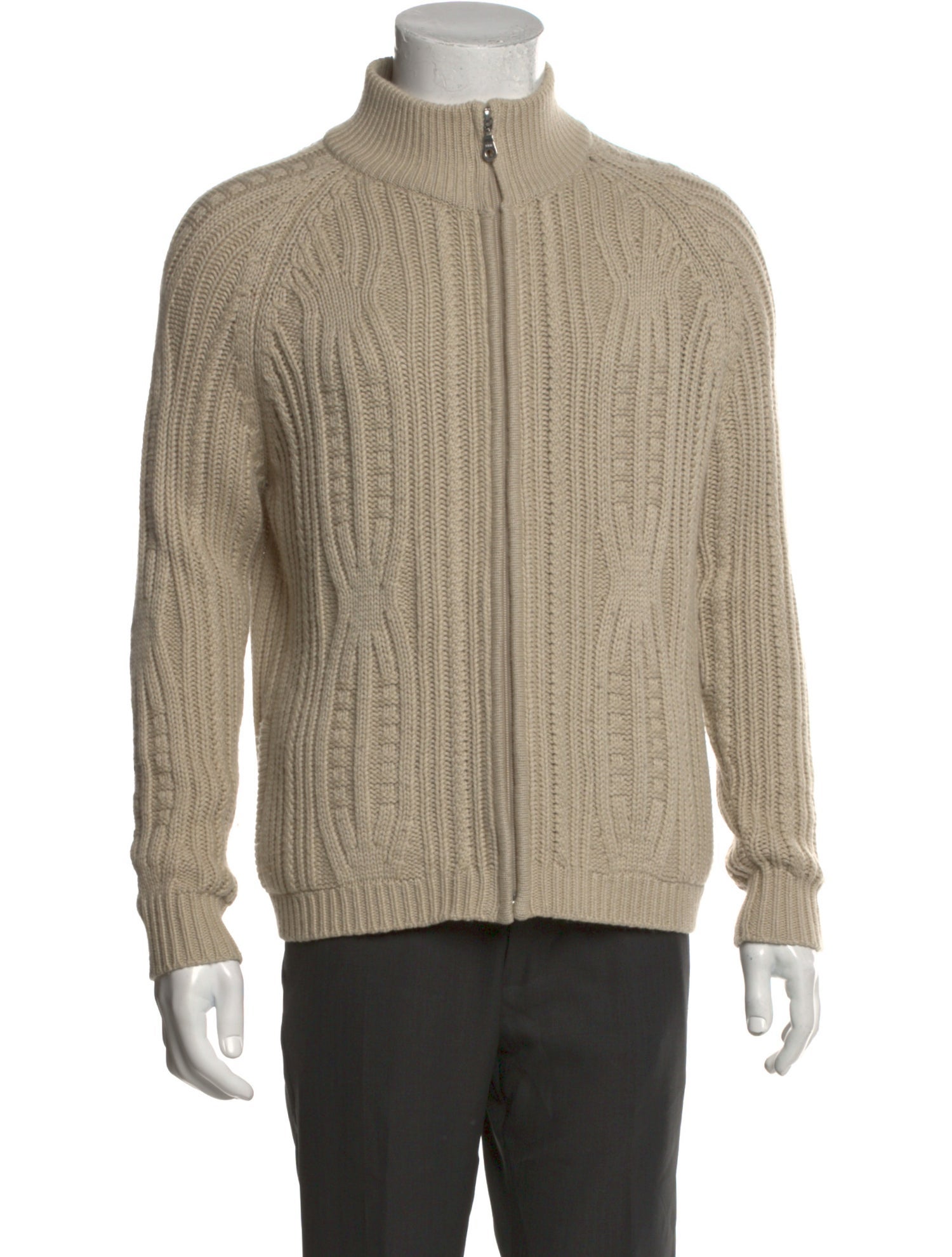 Valentino Turtleneck Long Sleeve Cardigan