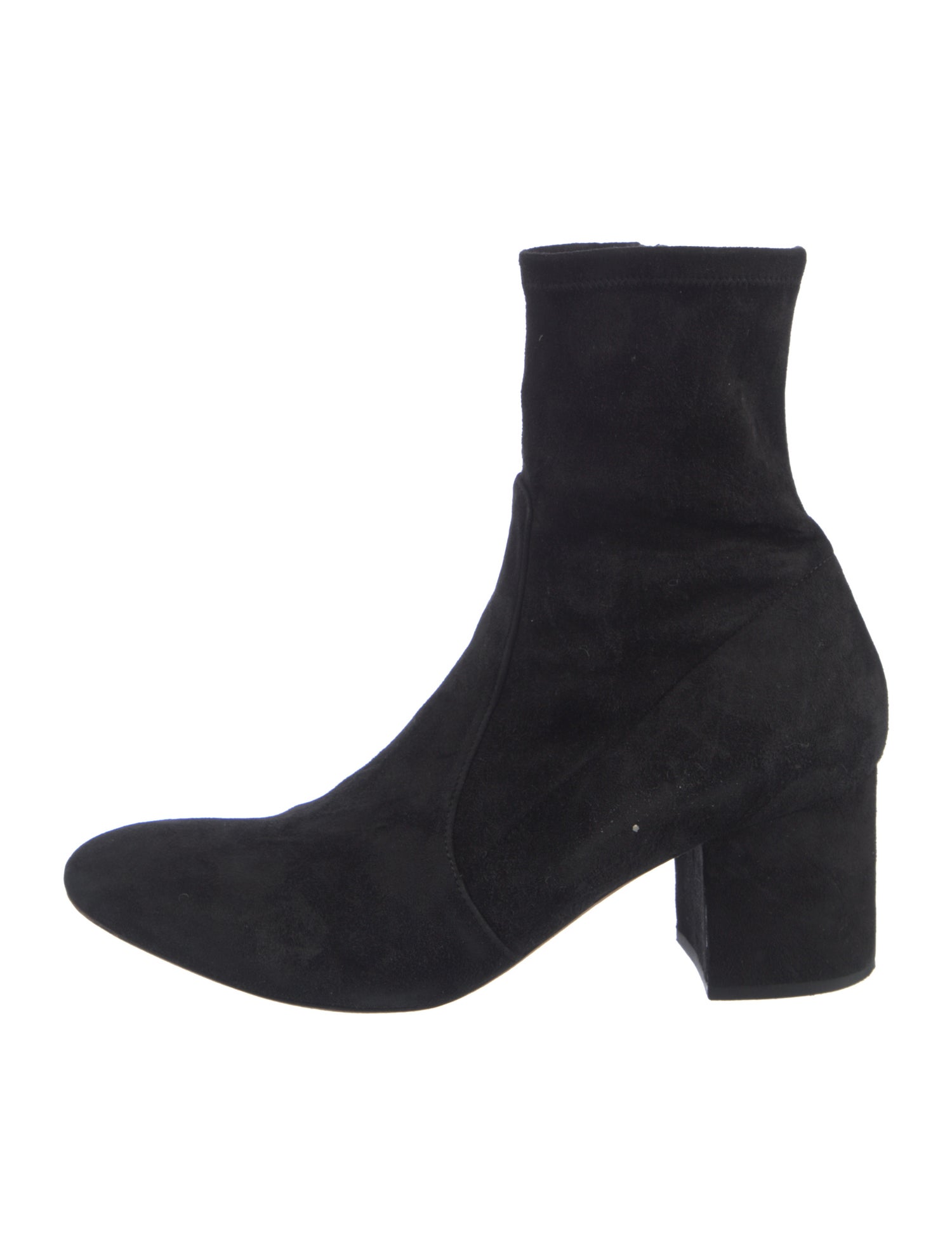 Valentino Rockstud Accents Suede Sock Boots