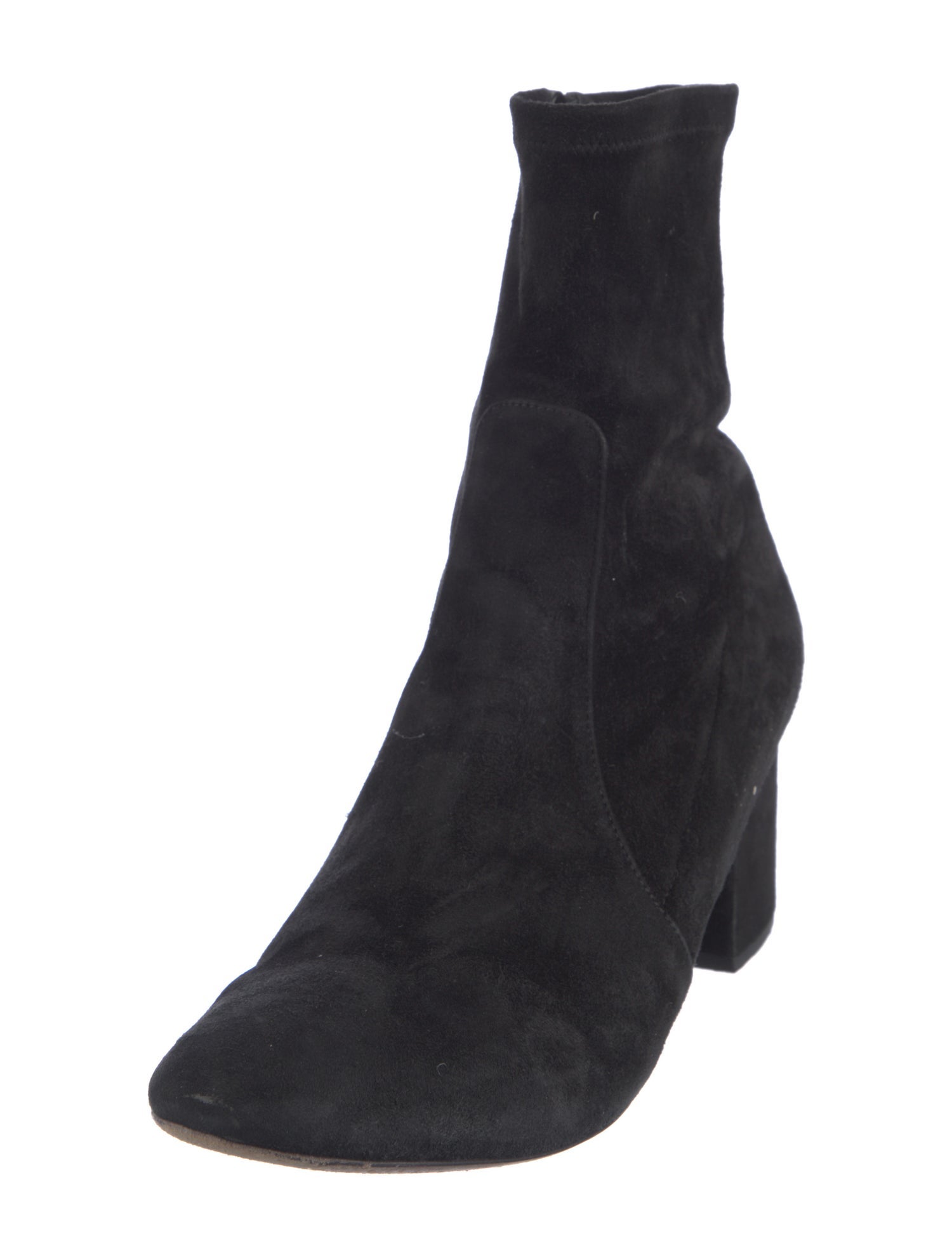 Valentino Rockstud Accents Suede Sock Boots