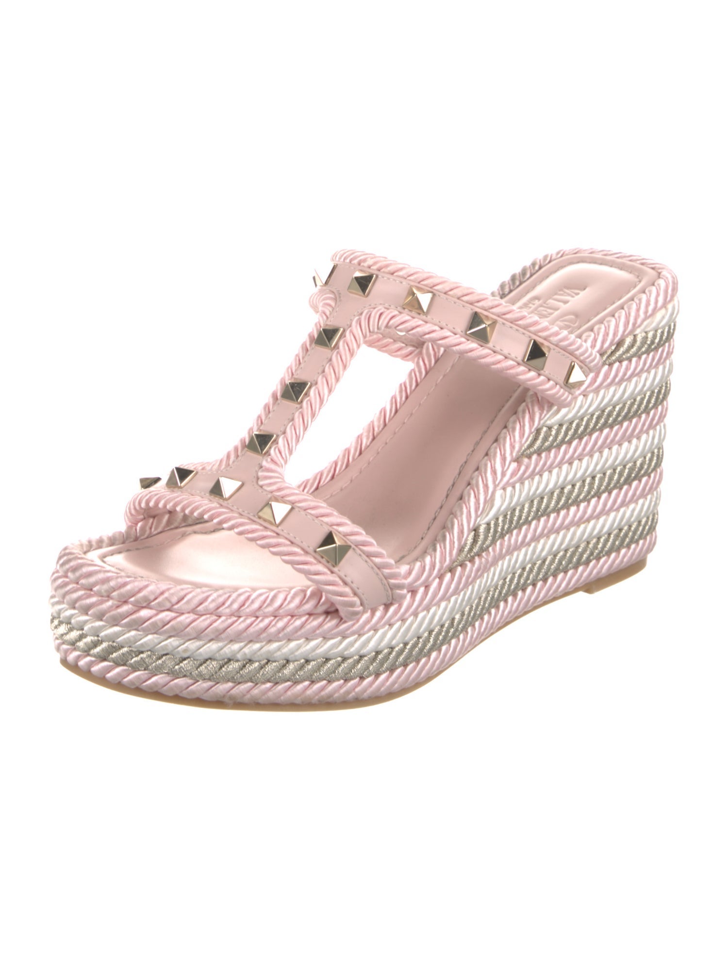 Valentino Rockstud Accents Studded Accents Espadrilles