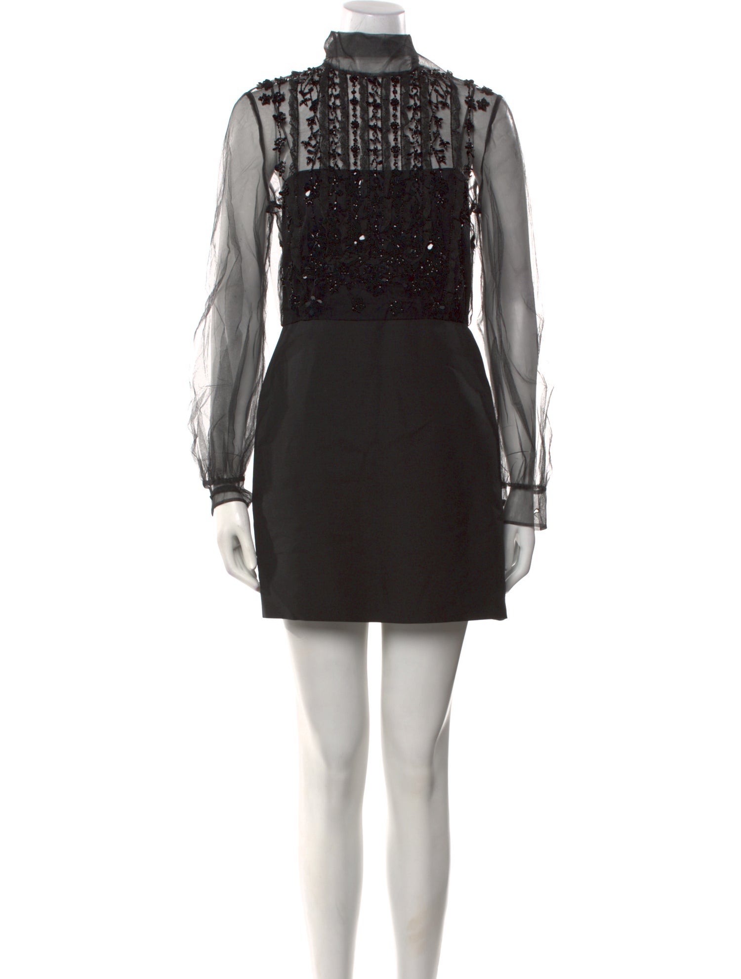 Valentino Mock Neck Mini Dress w/ Tags