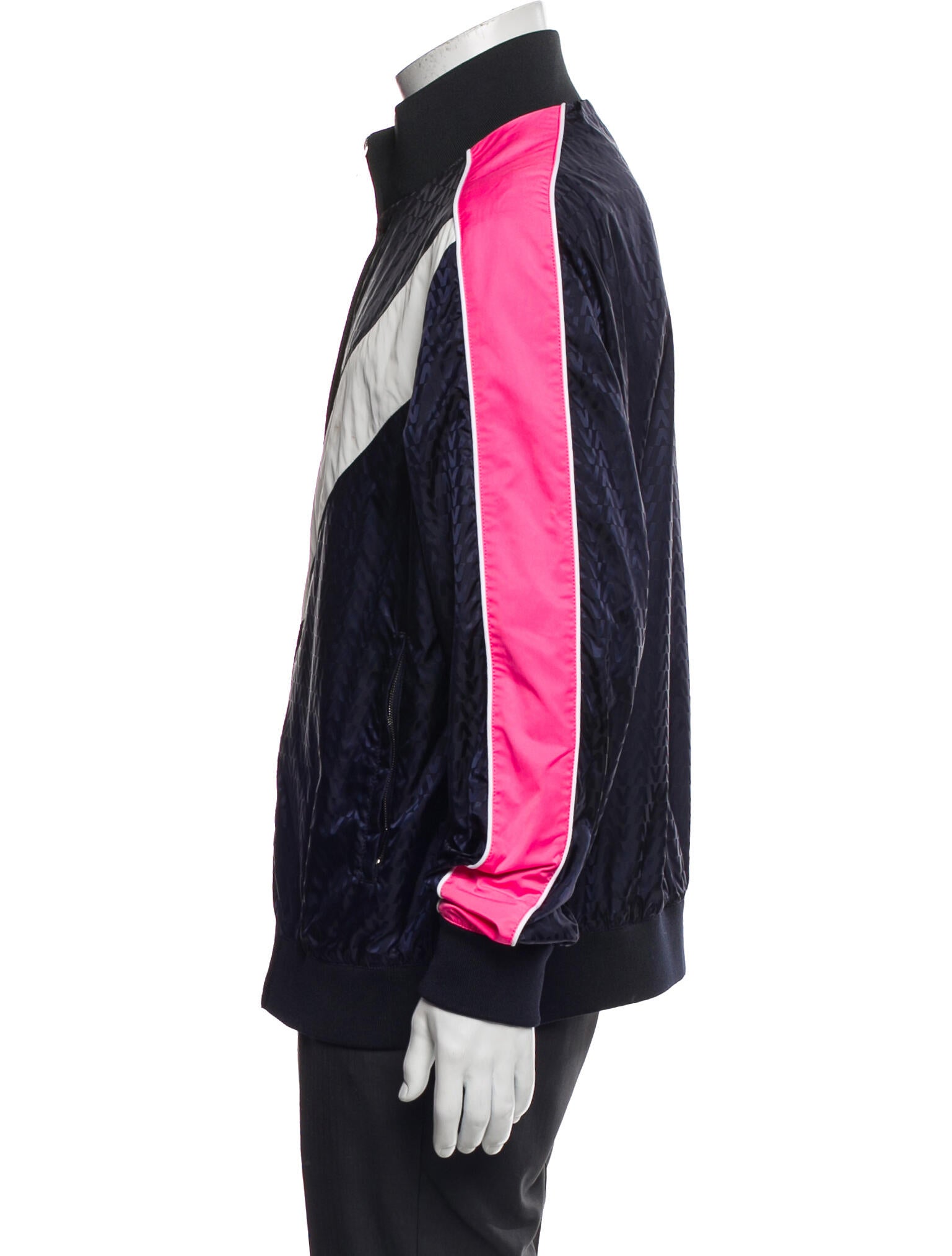 Valentino Colorblock Pattern Windbreaker