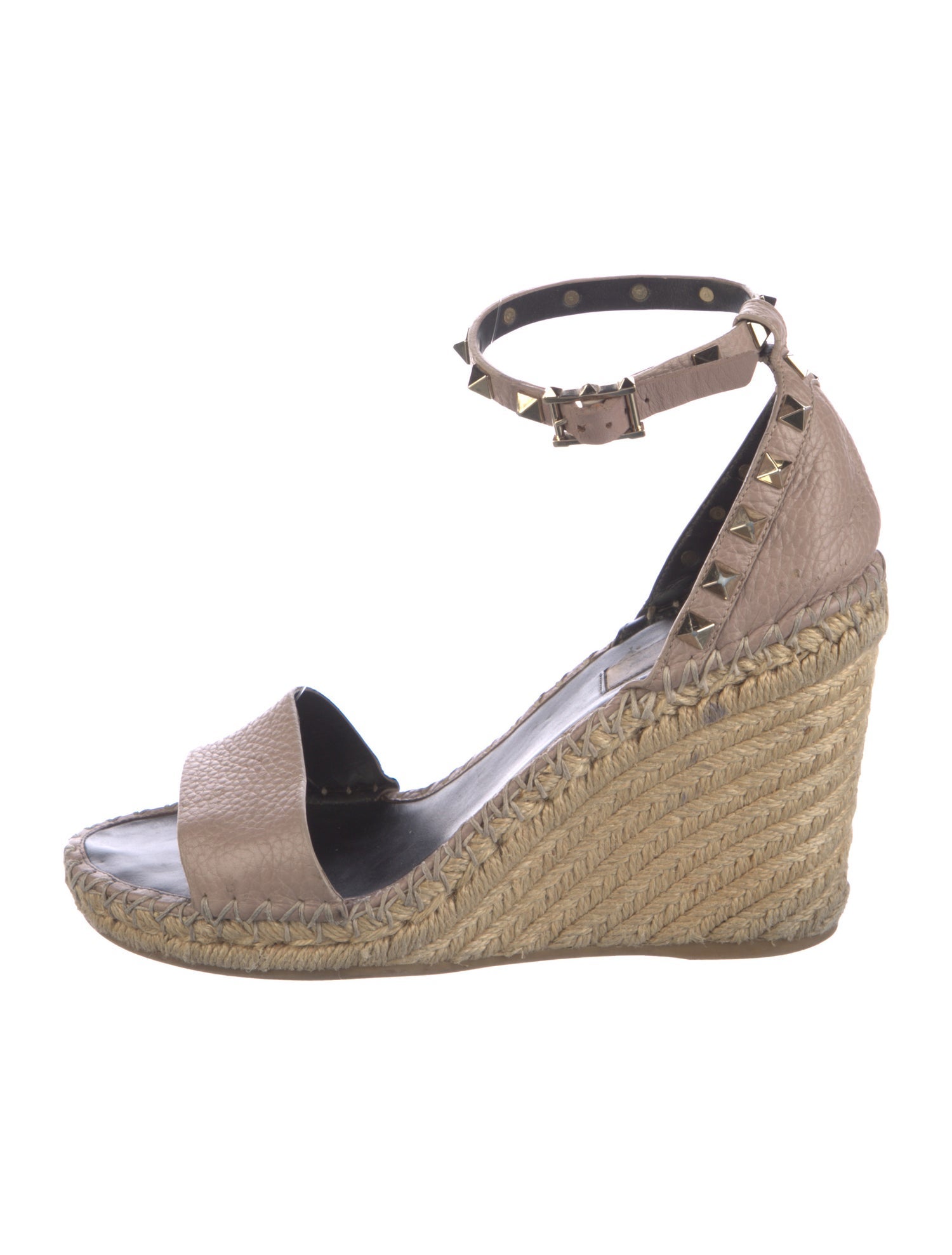 Valentino Rockstud Accents Leather D'Orsay Pumps