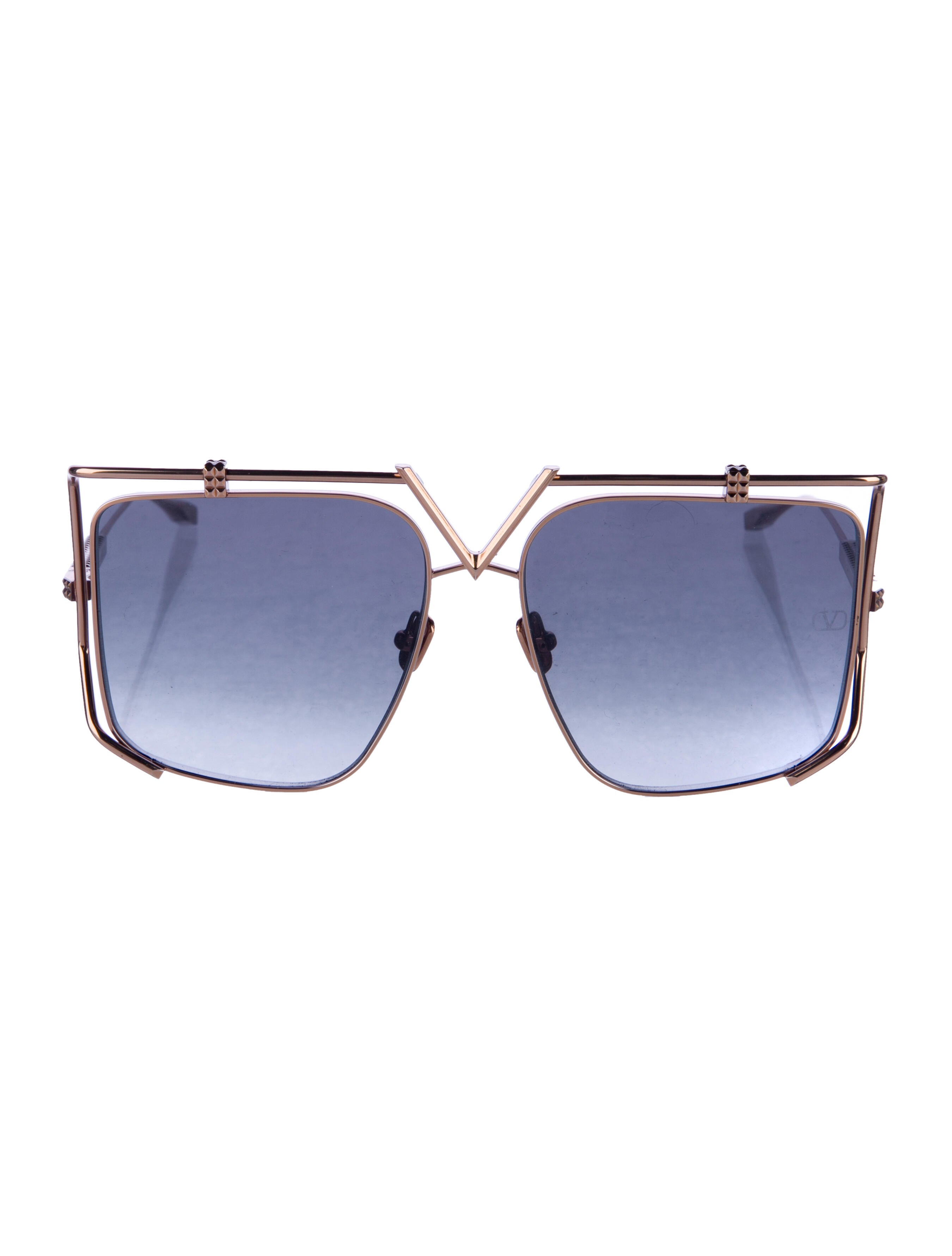 Valentino Oversize Gradient Sunglasses
