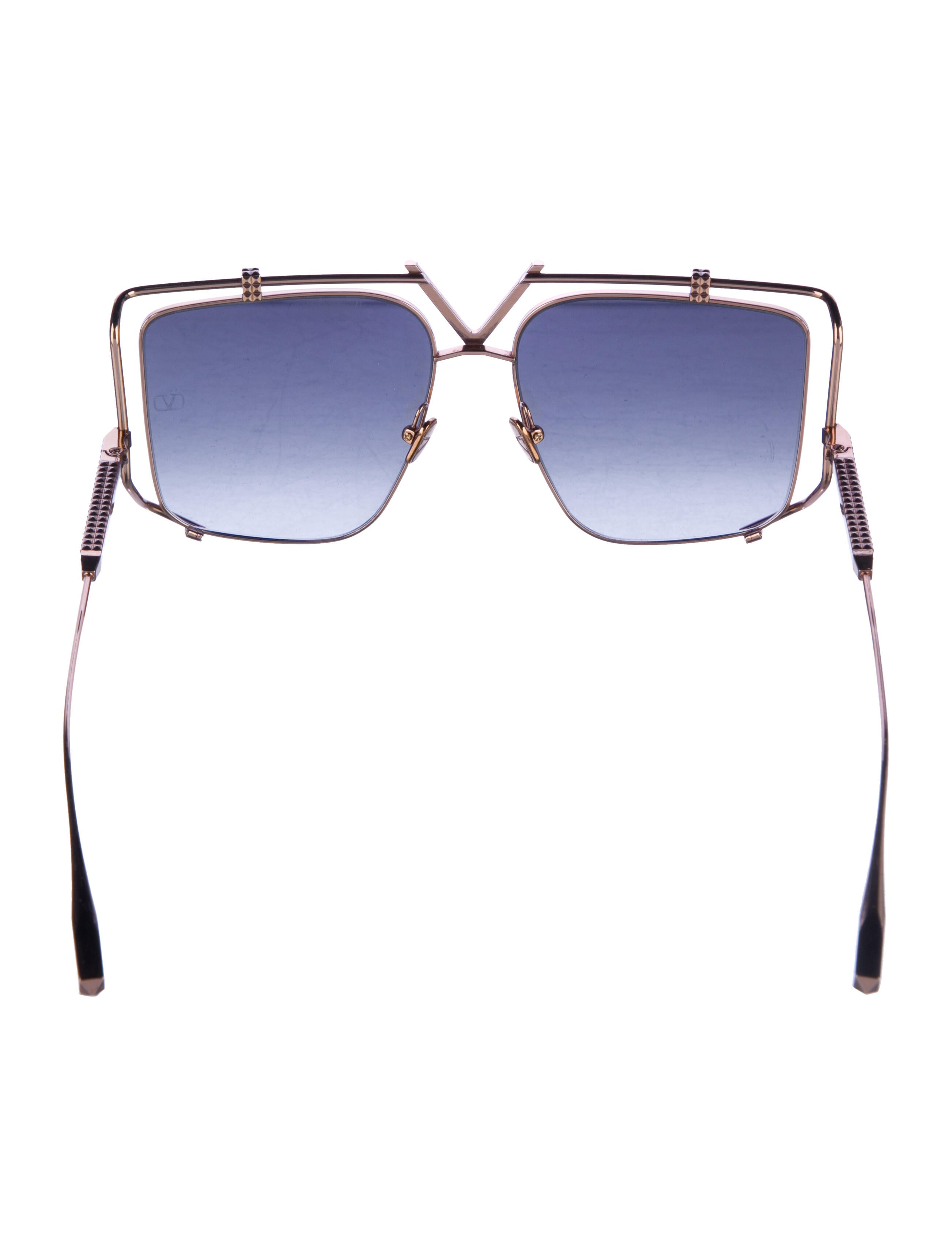 Valentino Oversize Gradient Sunglasses