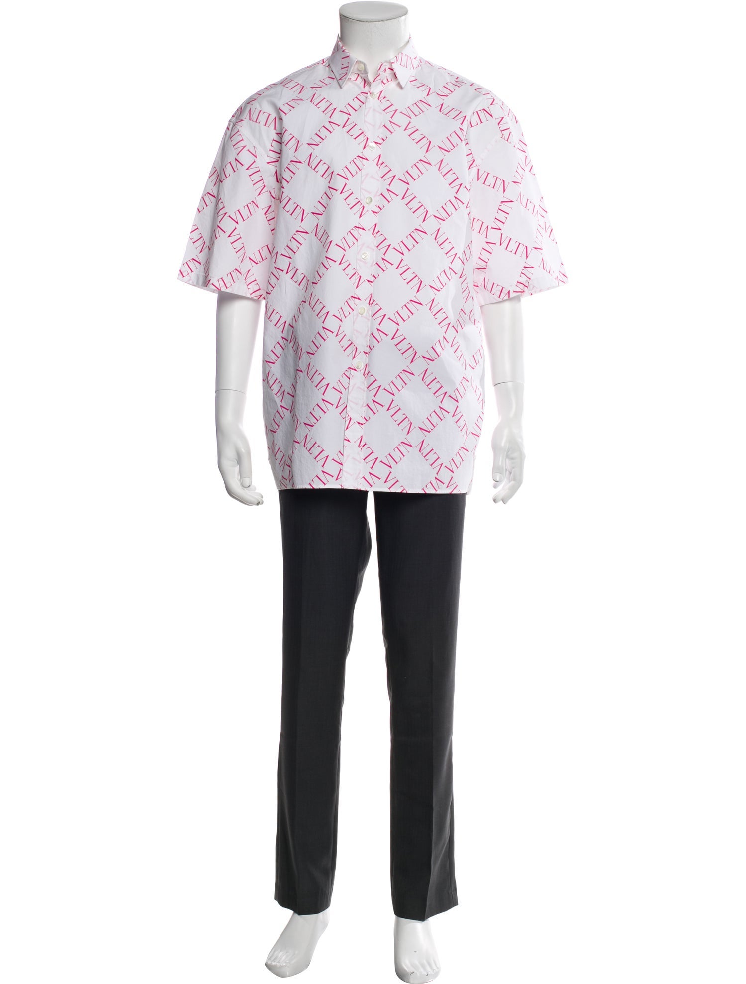 Valentino Printed Short Sleeve Shirt