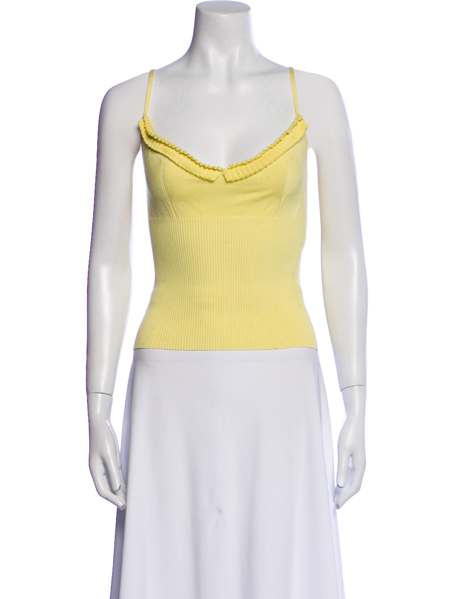 Valentino Cowl Neck Sleeveless Top