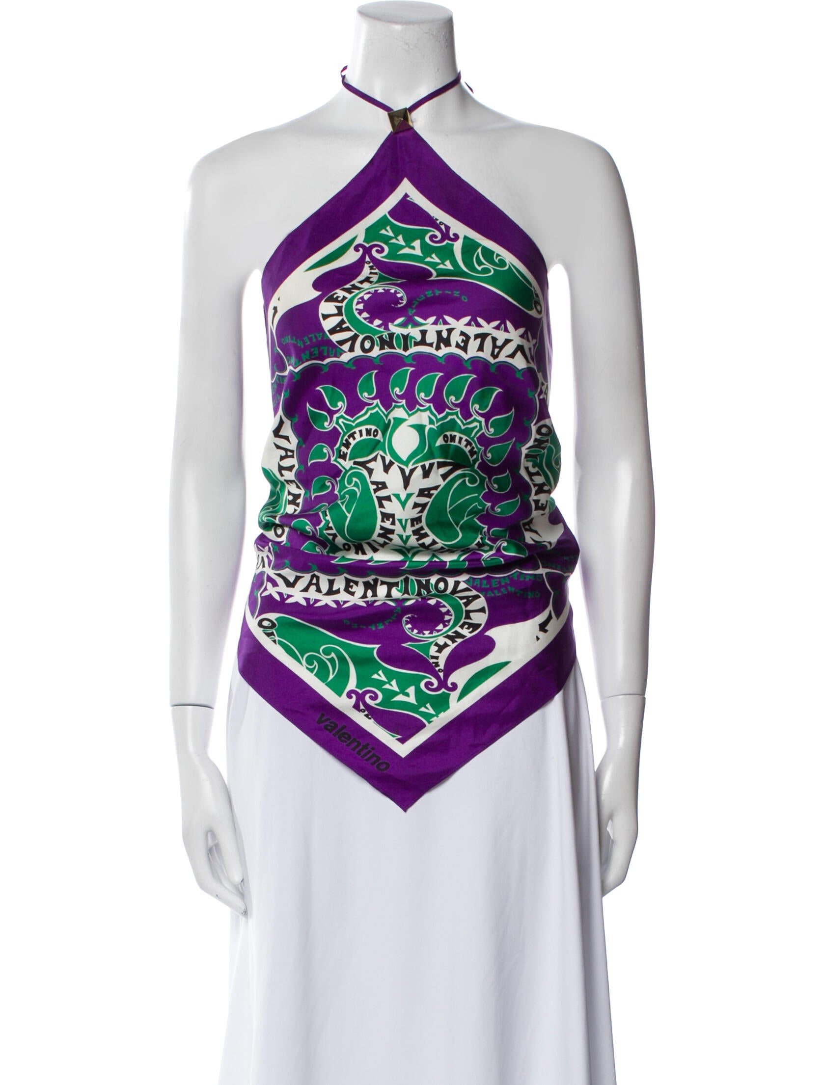 Valentino Silk Printed Top