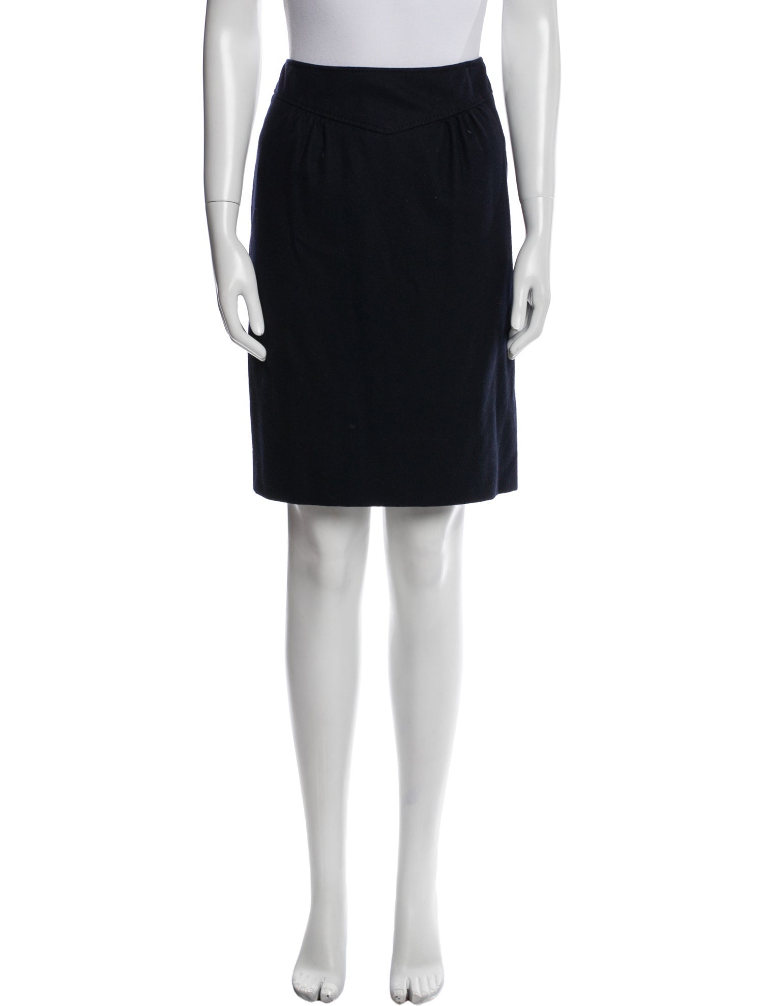 Valentino Virgin Wool Knee-Length Skirt