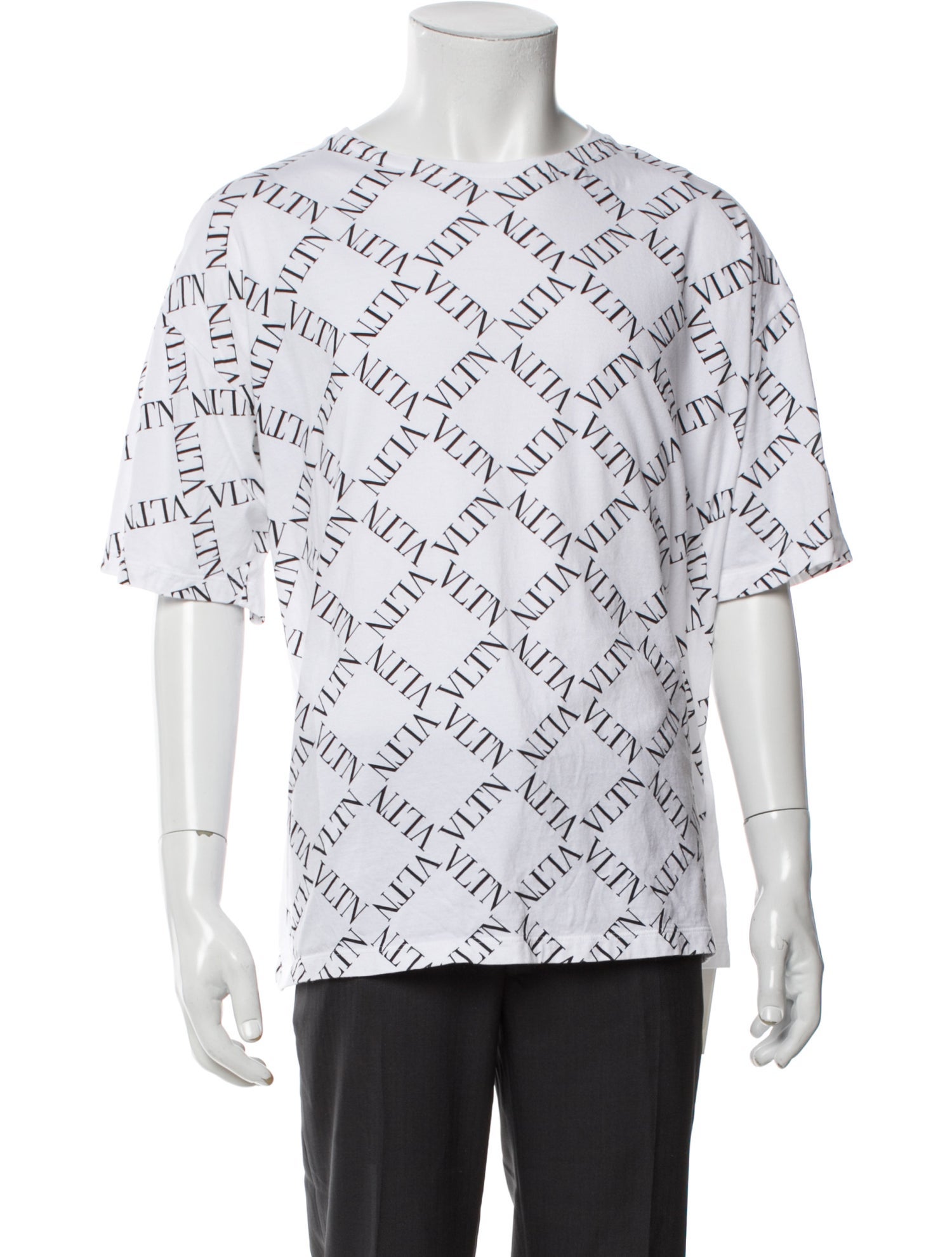 Valentino Printed Crew Neck T-Shirt