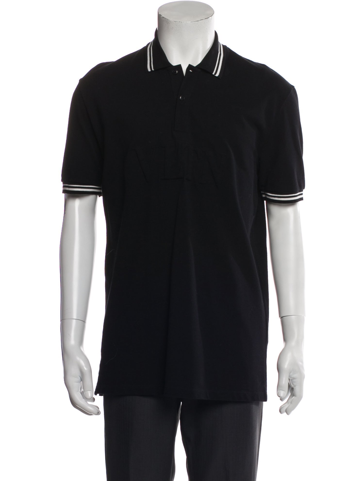Valentino Rockstud Accents Crew Neck Polo Shirt