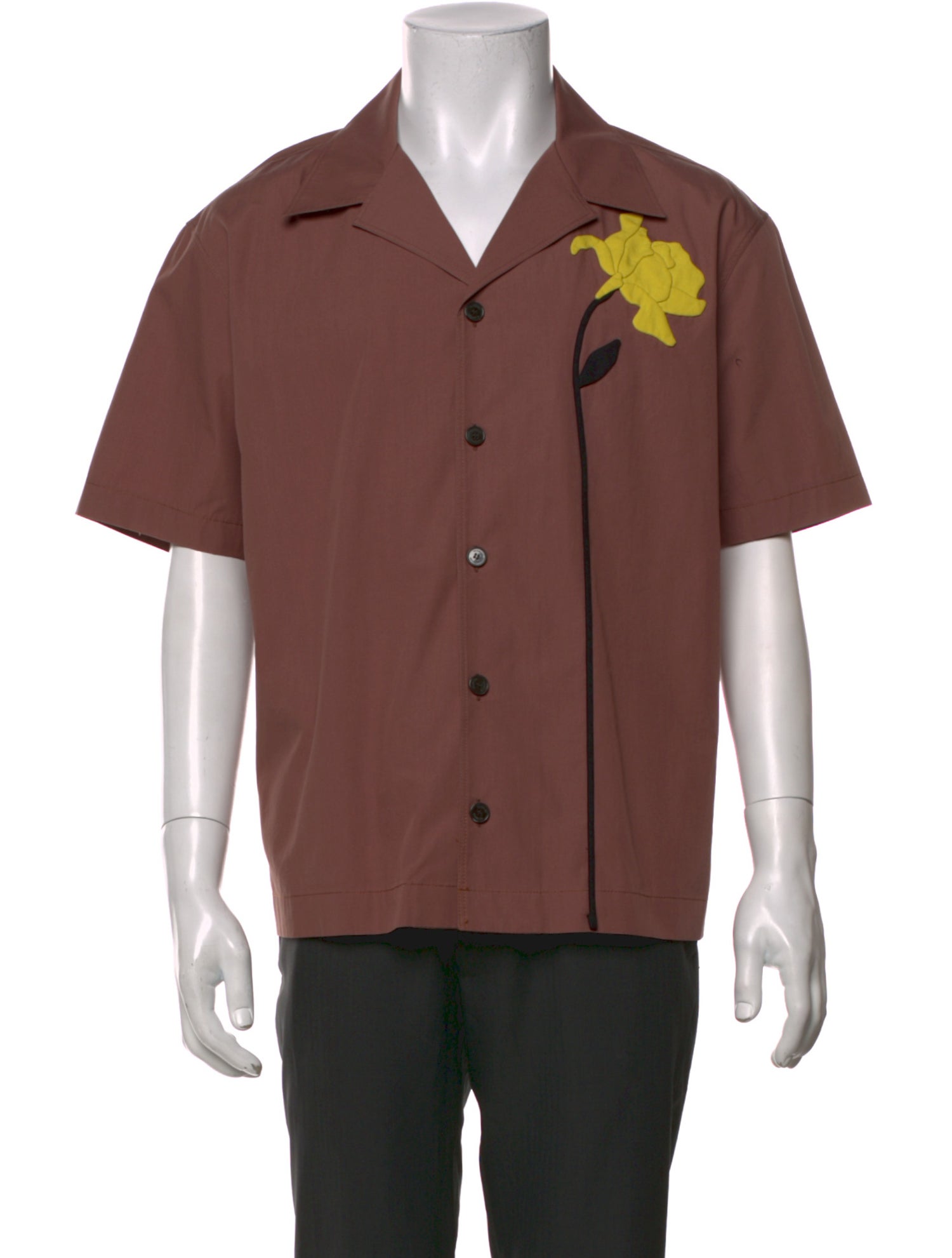 Valentino Graphic Print Short Sleeve Shirt