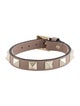 Valentino Leather Rockstud Bracelet