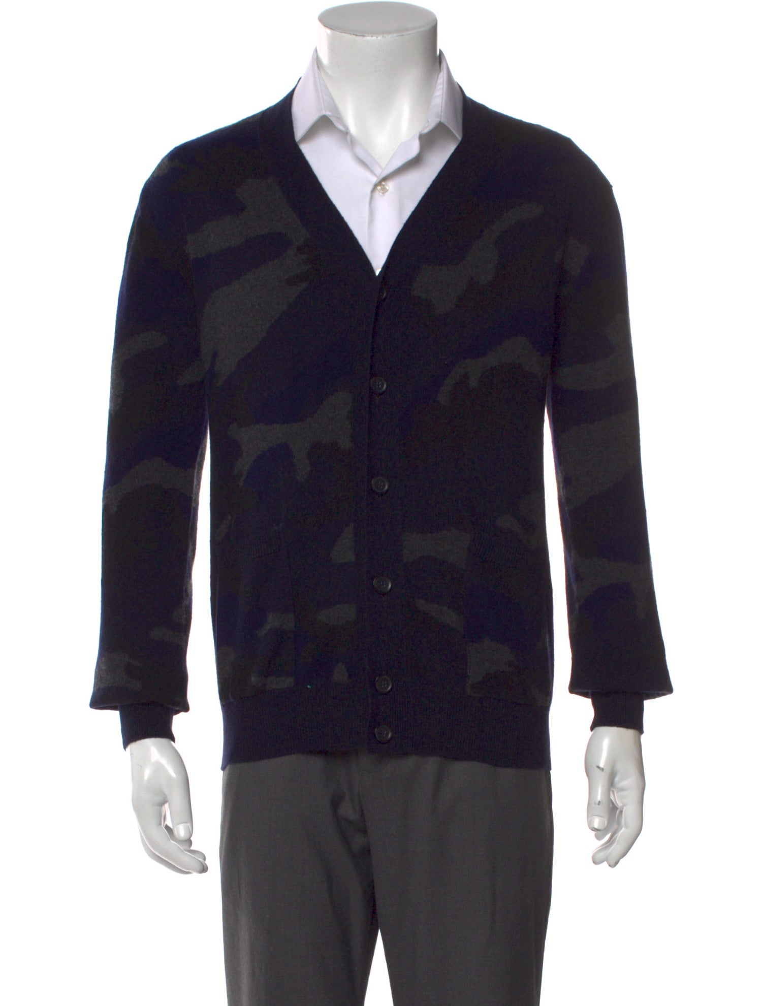 Valentino Rockstud Accents Cashmere Cardigan