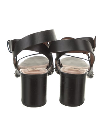 Valentino Rockstud Accents Leather Sandals