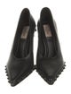 Valentino Rockstud Accents Leather Pumps