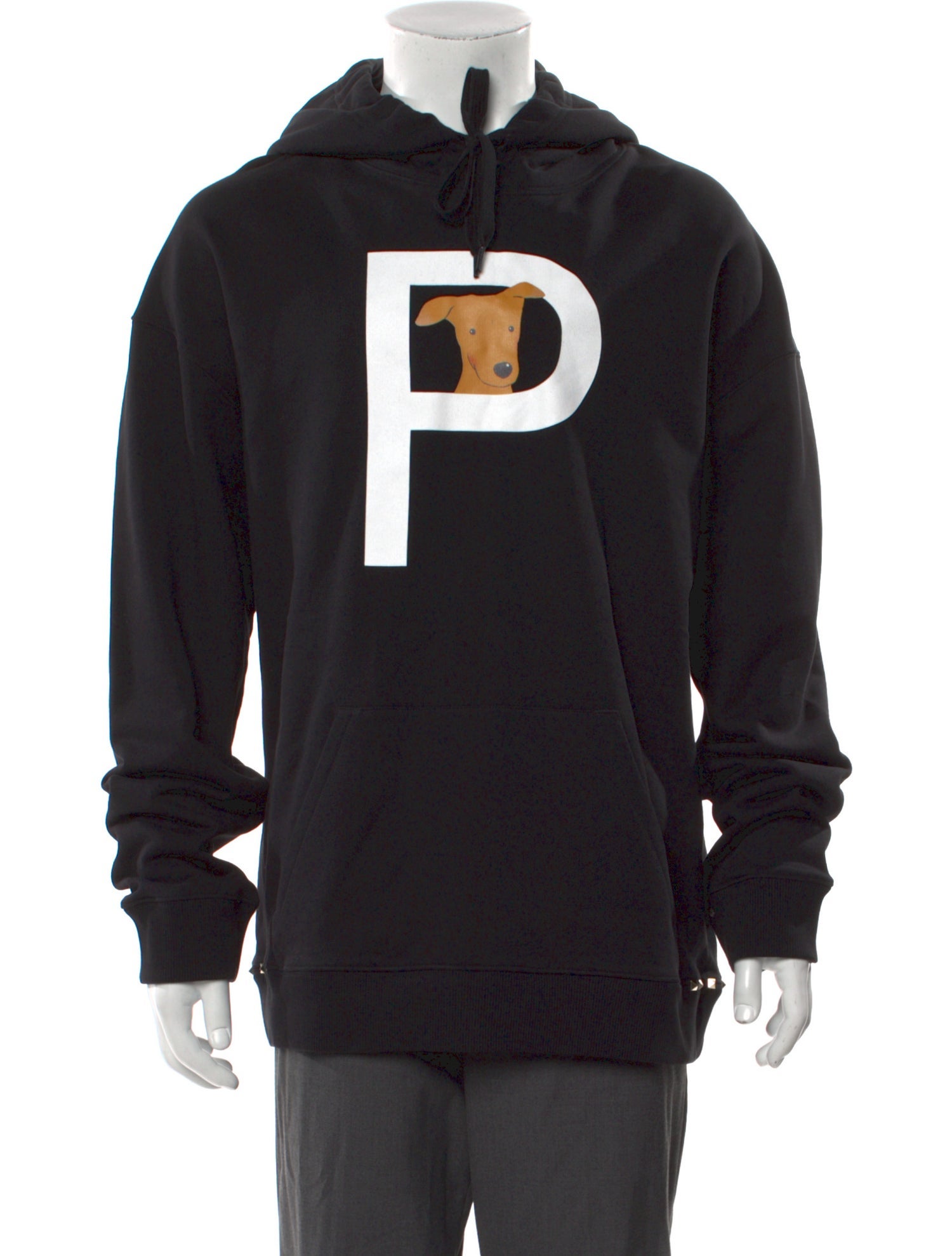 Valentino Graphic Print Crew Neck Hoodie