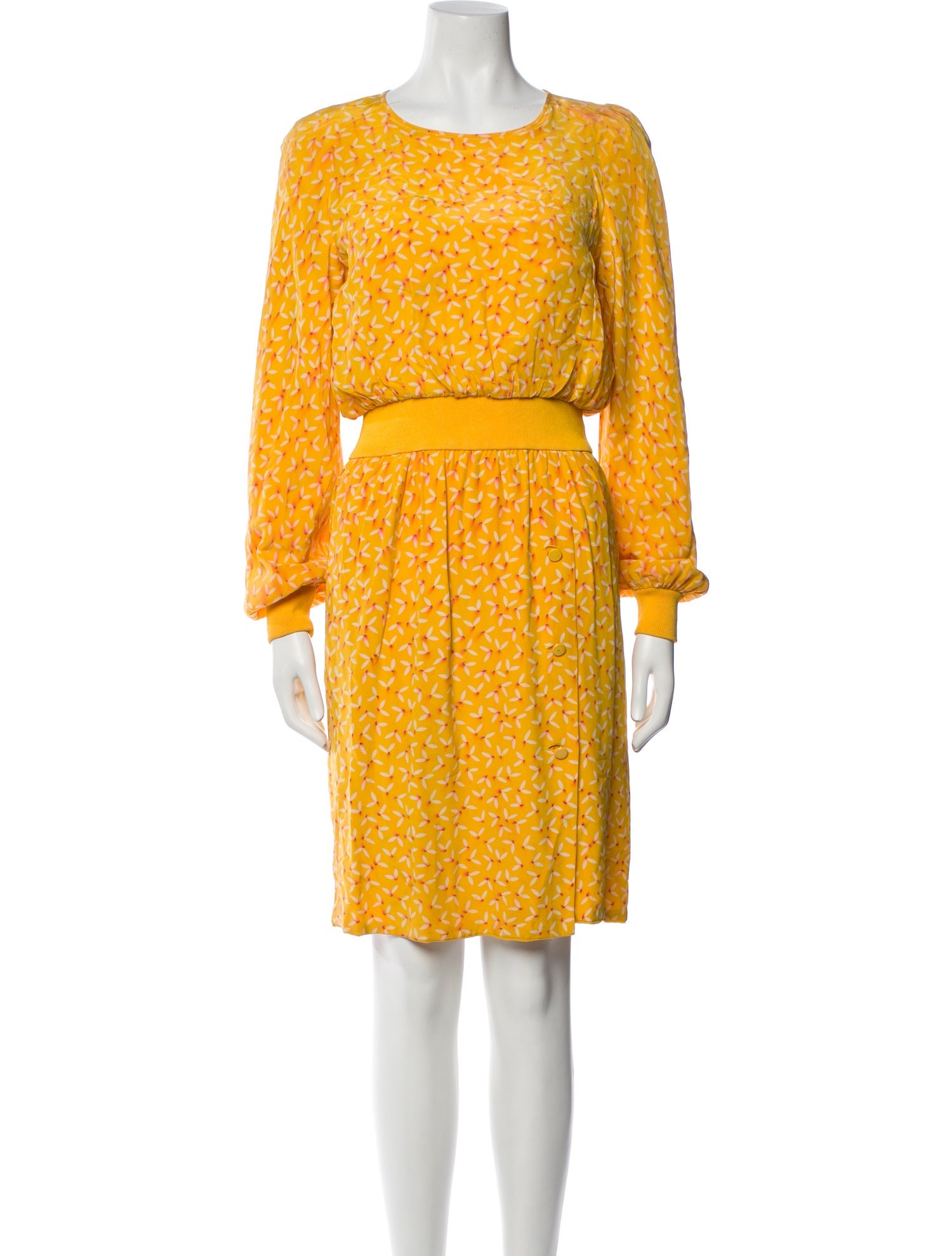 Valentino Printed Knee-Length Dress