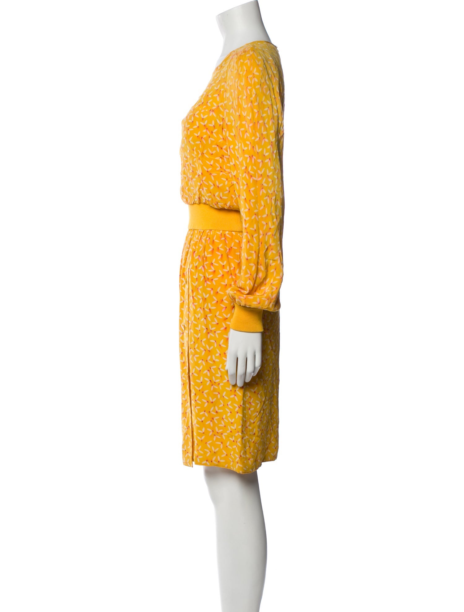 Valentino Printed Knee-Length Dress