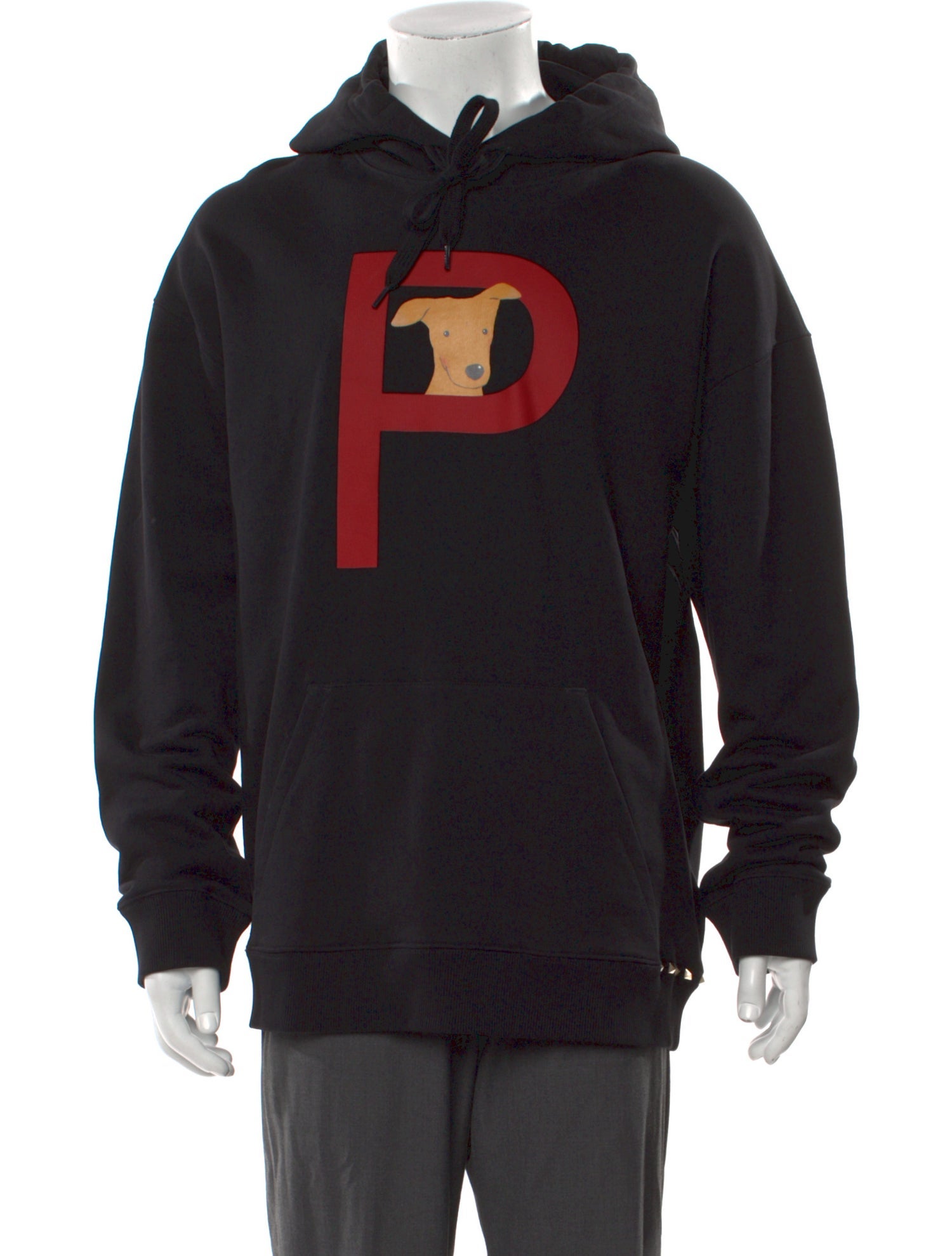 Valentino Graphic Print Crew Neck Hoodie