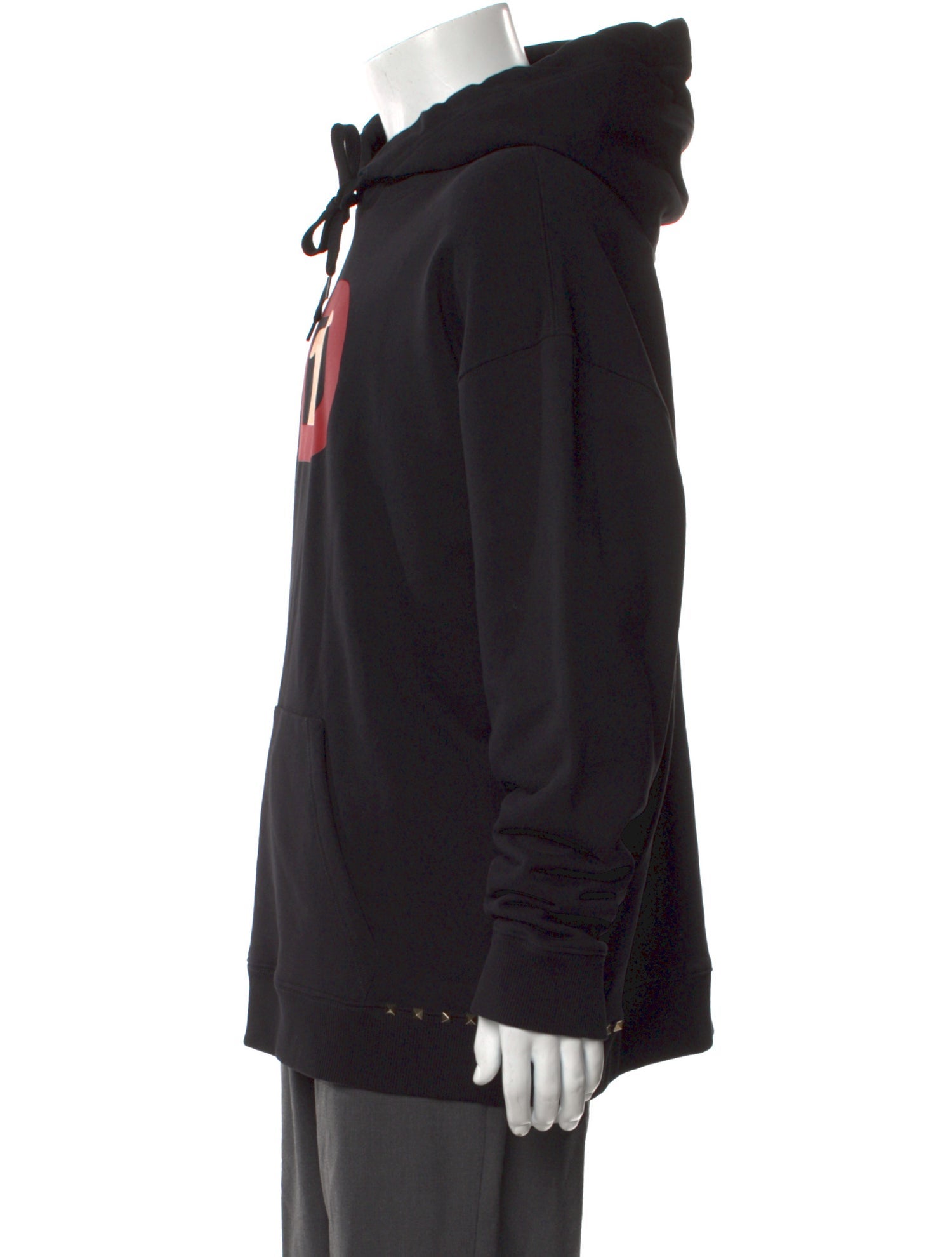 Valentino Graphic Print Crew Neck Hoodie